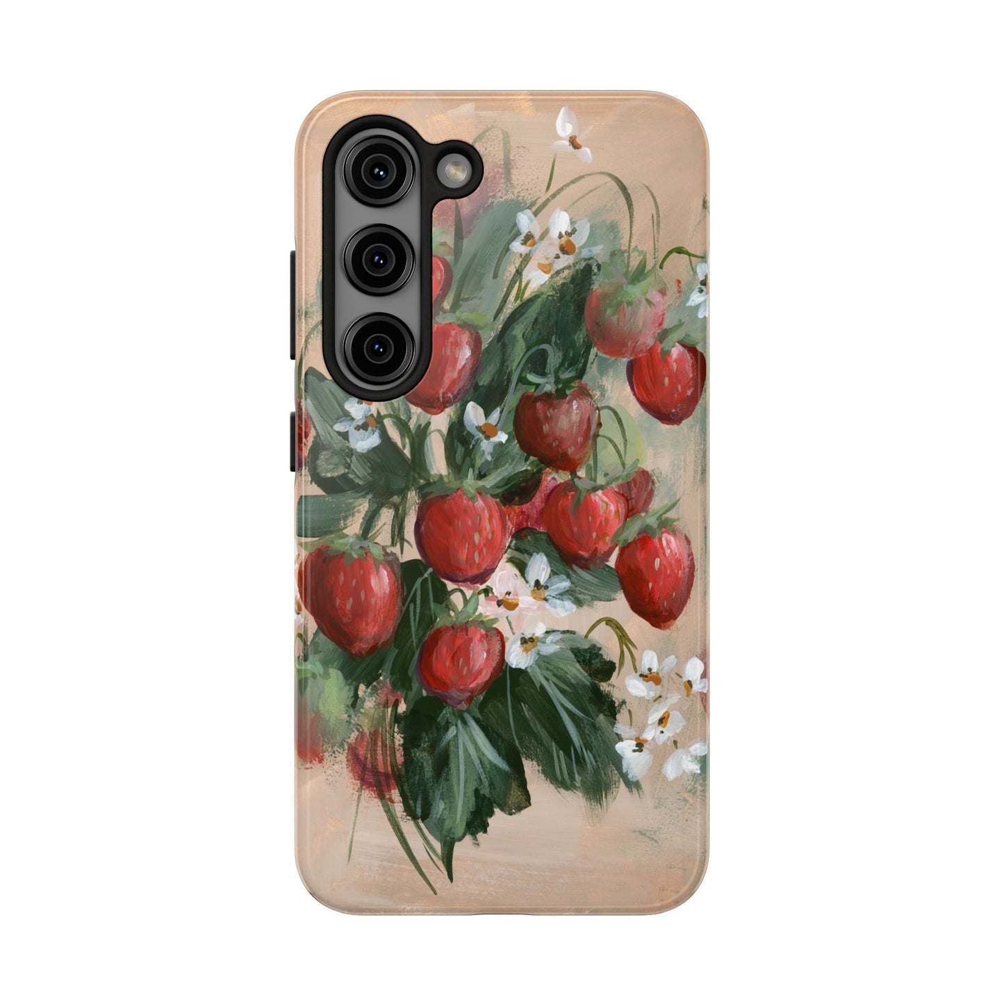Moody Strawberries Phone Case