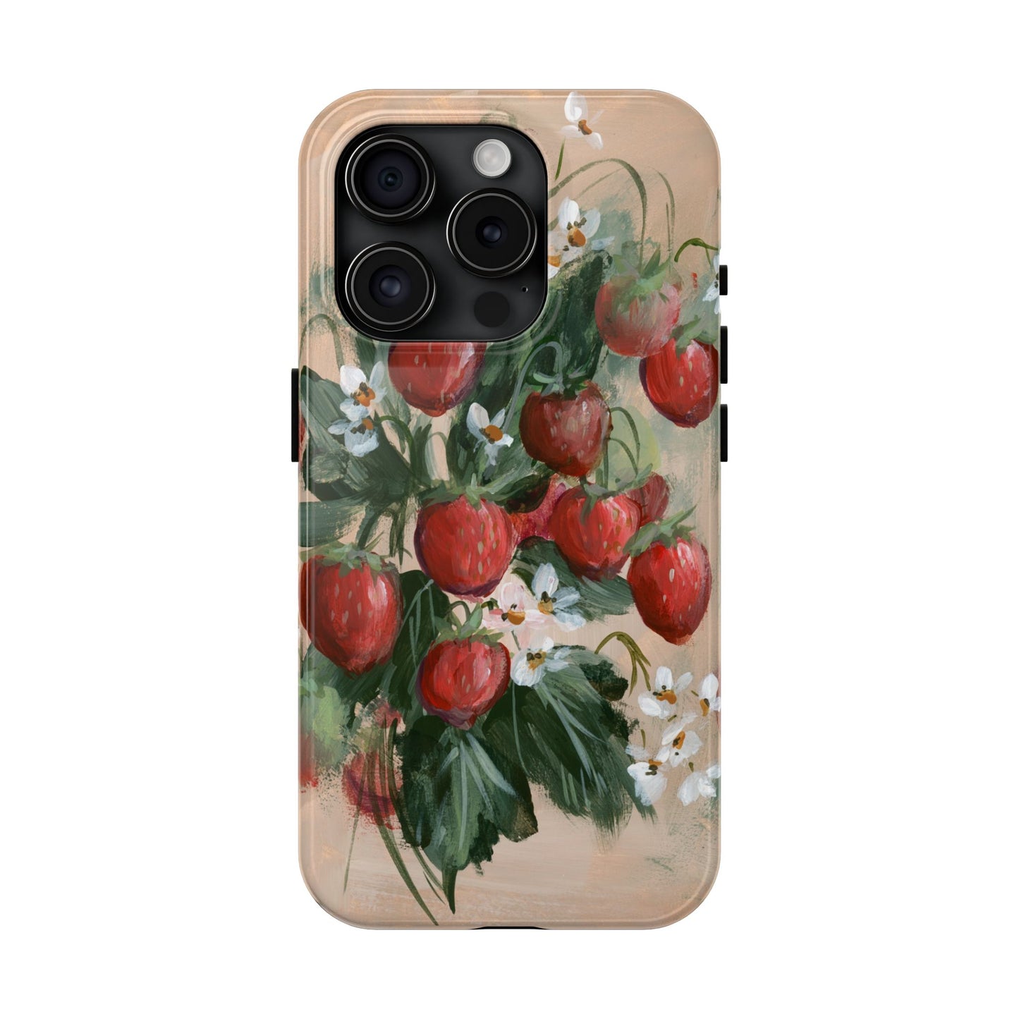 Moody Strawberries Phone Case