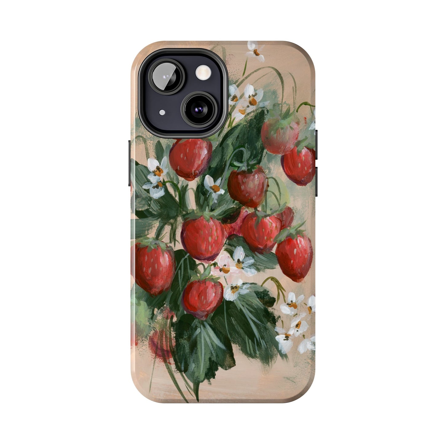 Moody Strawberries Phone Case