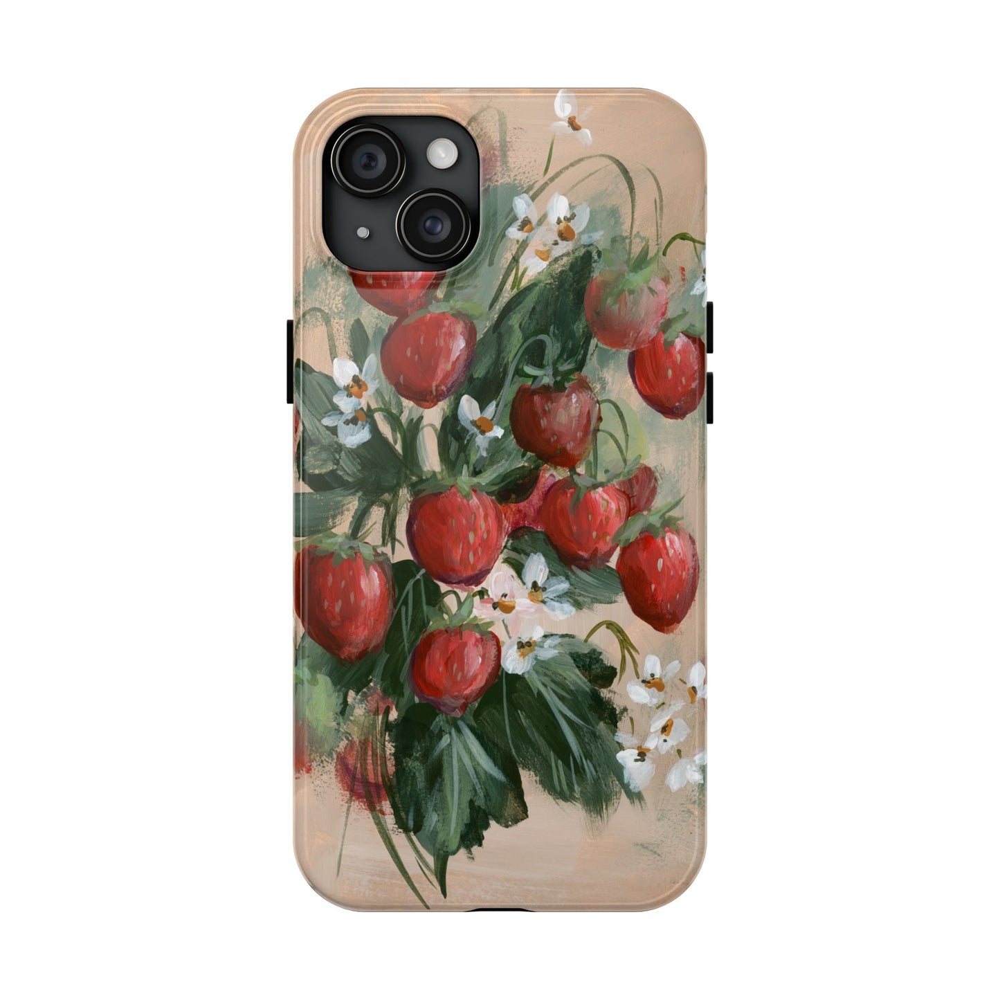 Moody Strawberries Phone Case