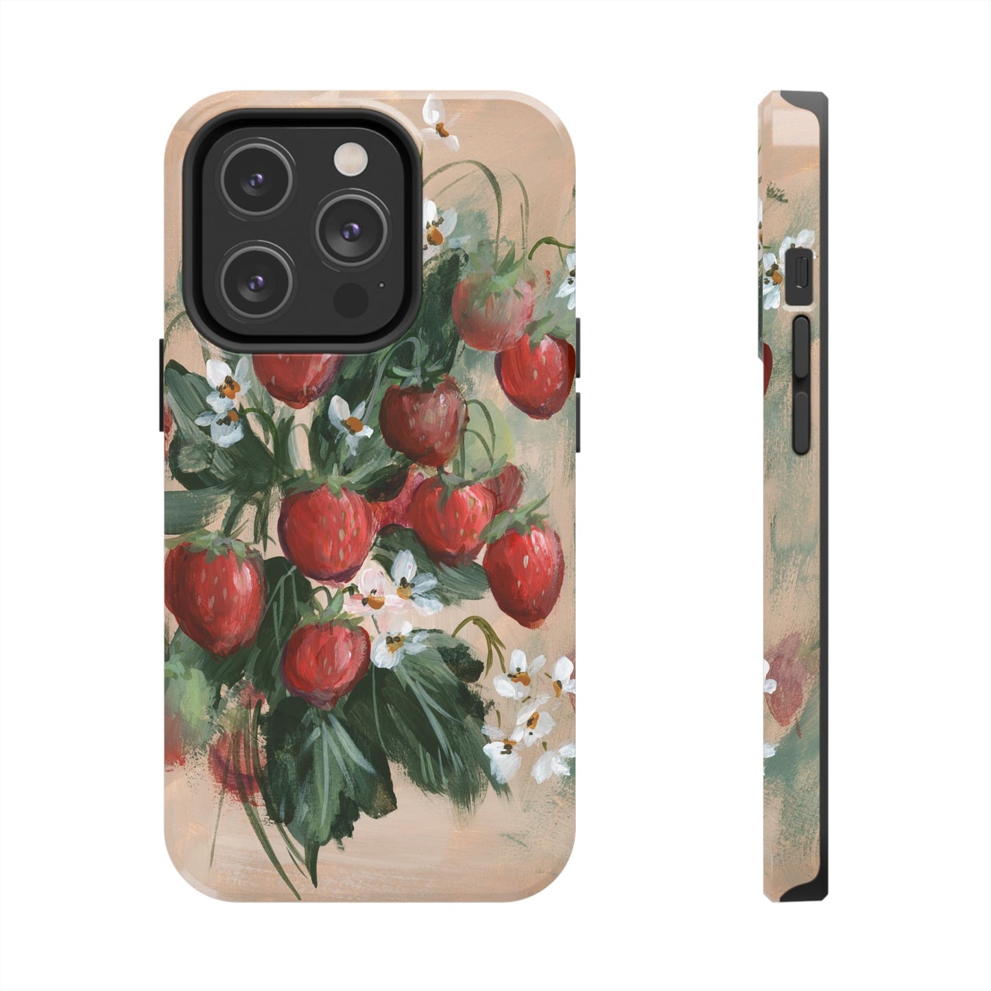 Moody Strawberries Phone Case