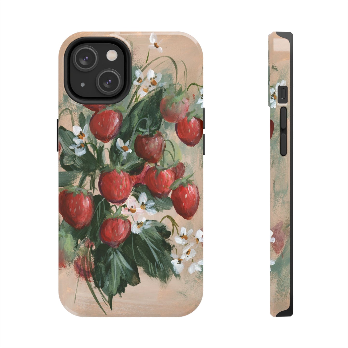 Moody Strawberries Phone Case