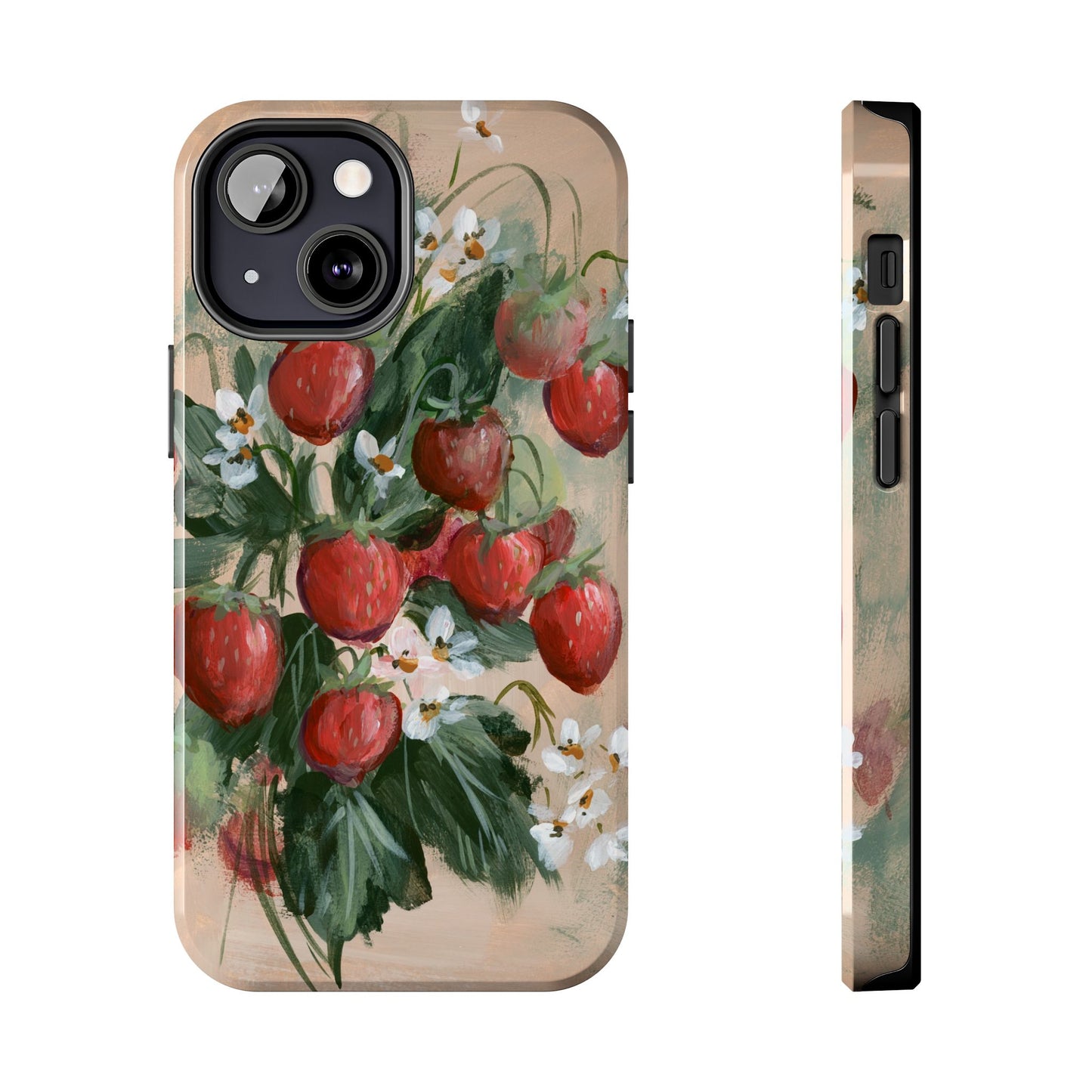Moody Strawberries Phone Case