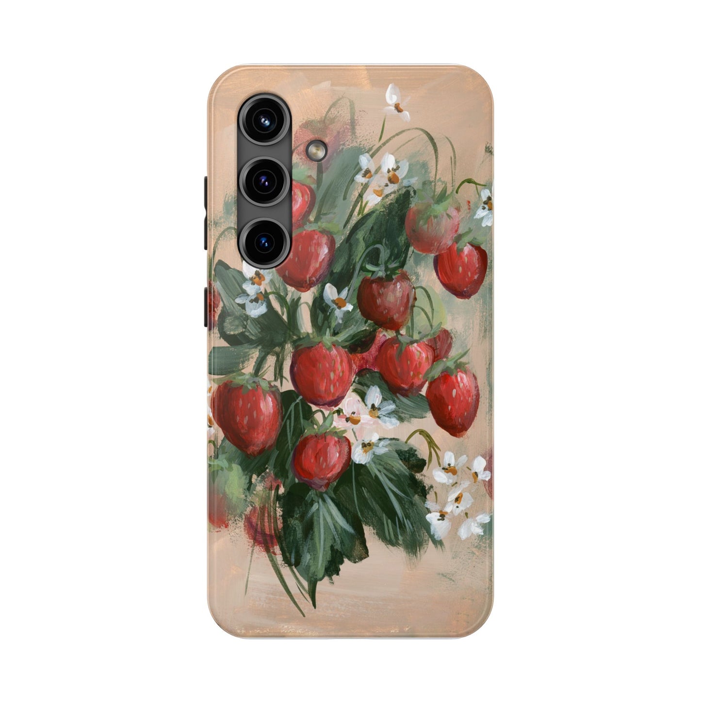 Moody Strawberries Phone Case