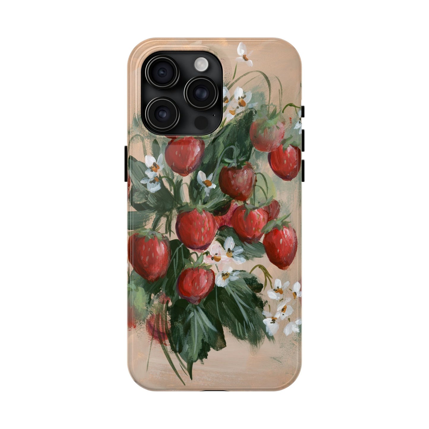 Moody Strawberries Phone Case