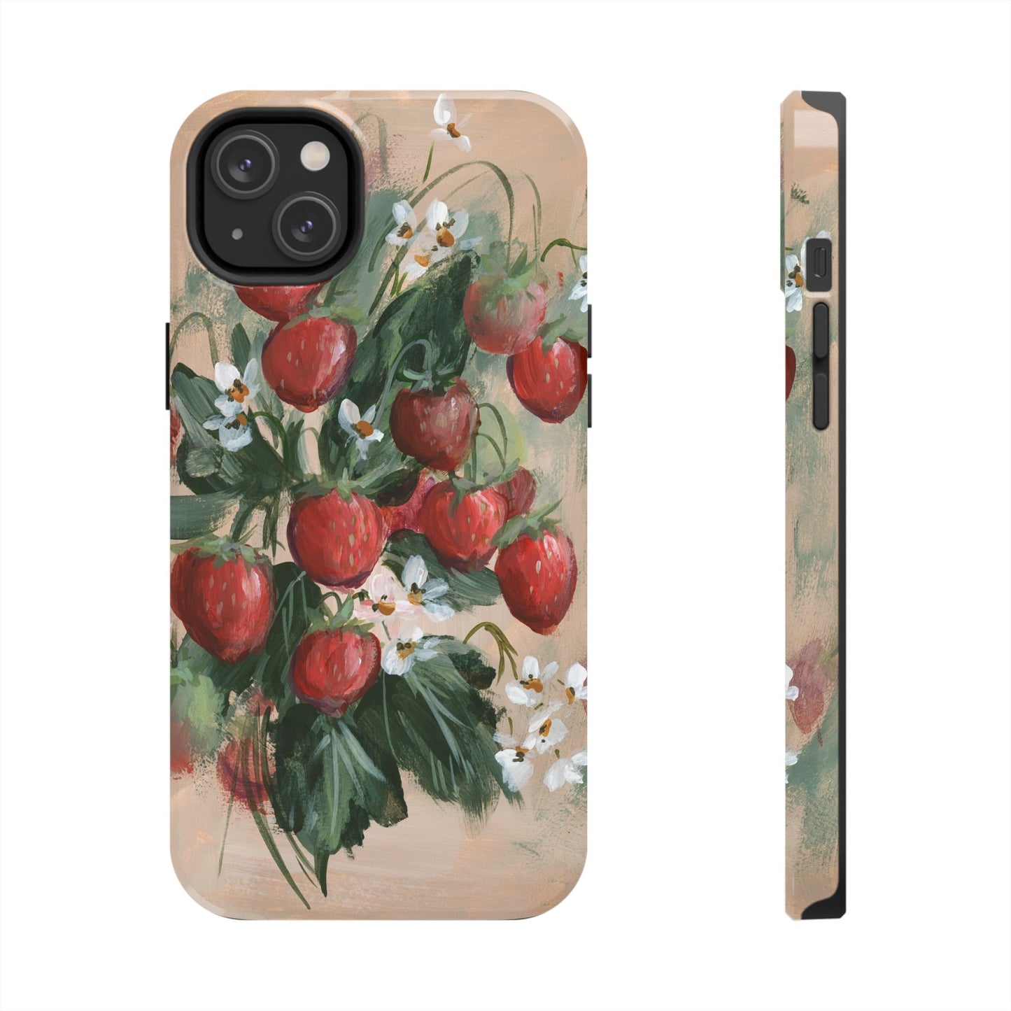 Moody Strawberries Phone Case