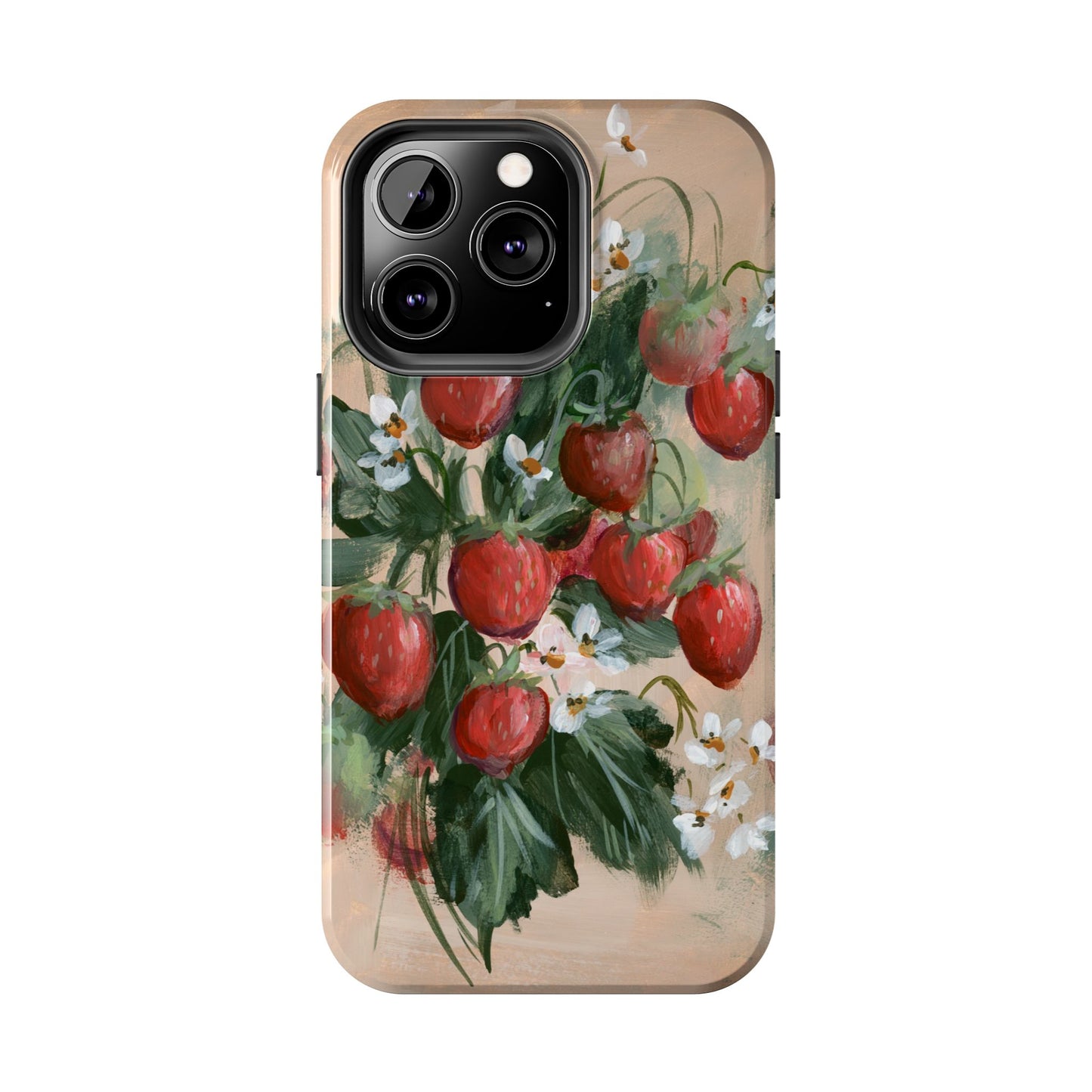 Moody Strawberries Phone Case