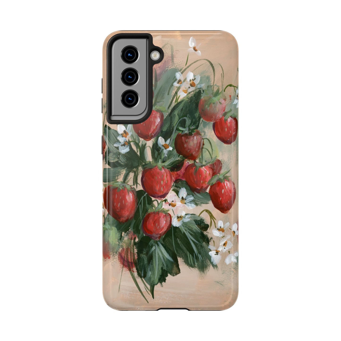 Moody Strawberries Phone Case