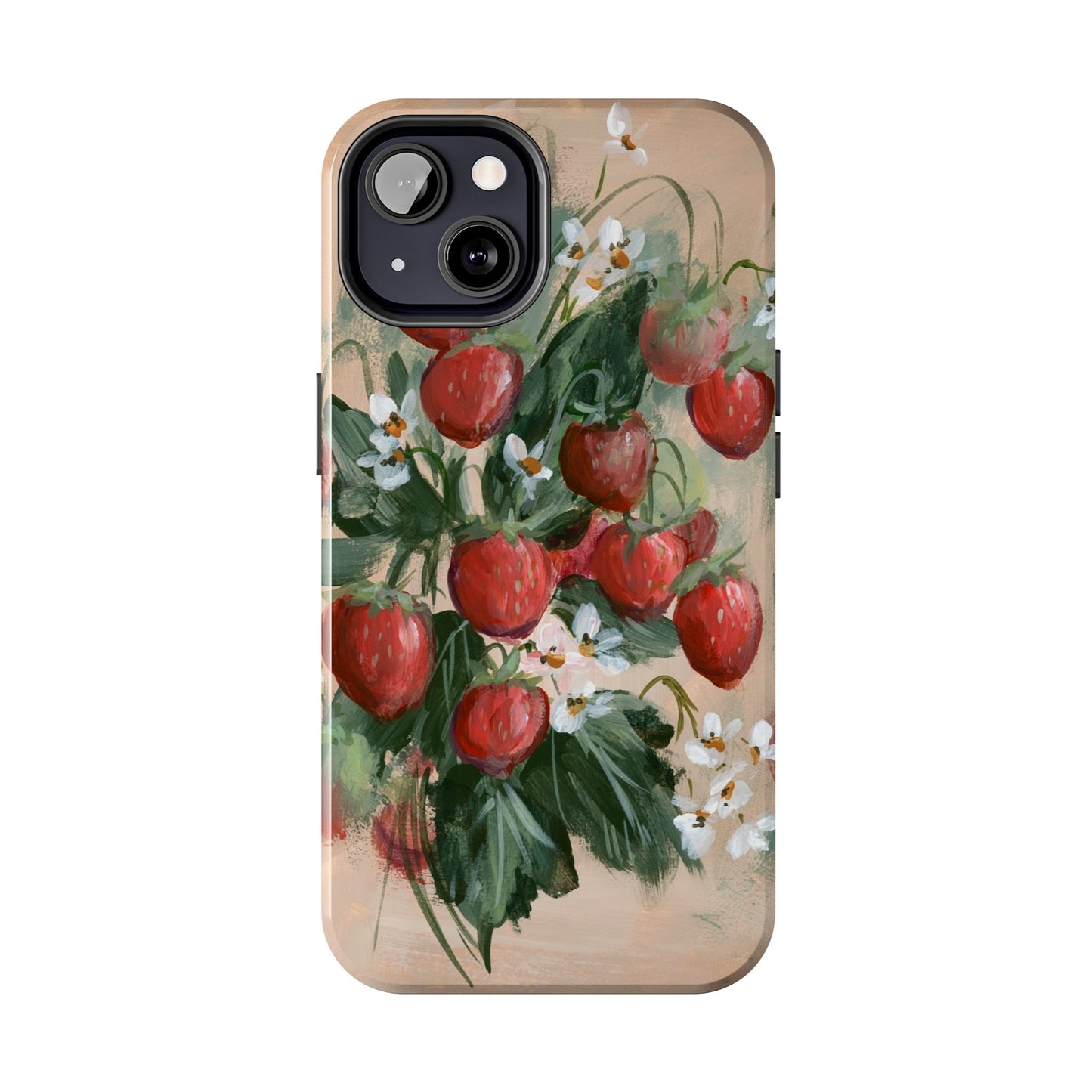Moody Strawberries Phone Case