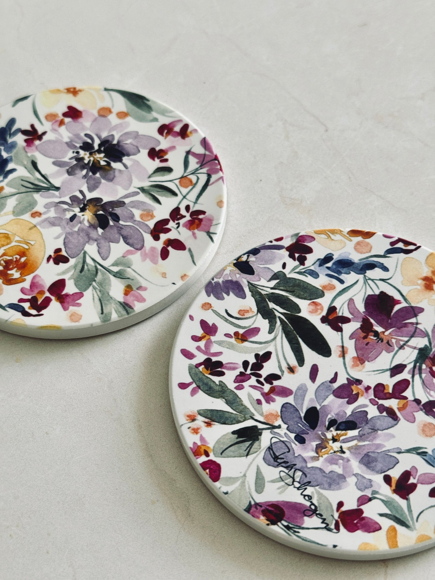 Floral Extravaganza Coaster Set