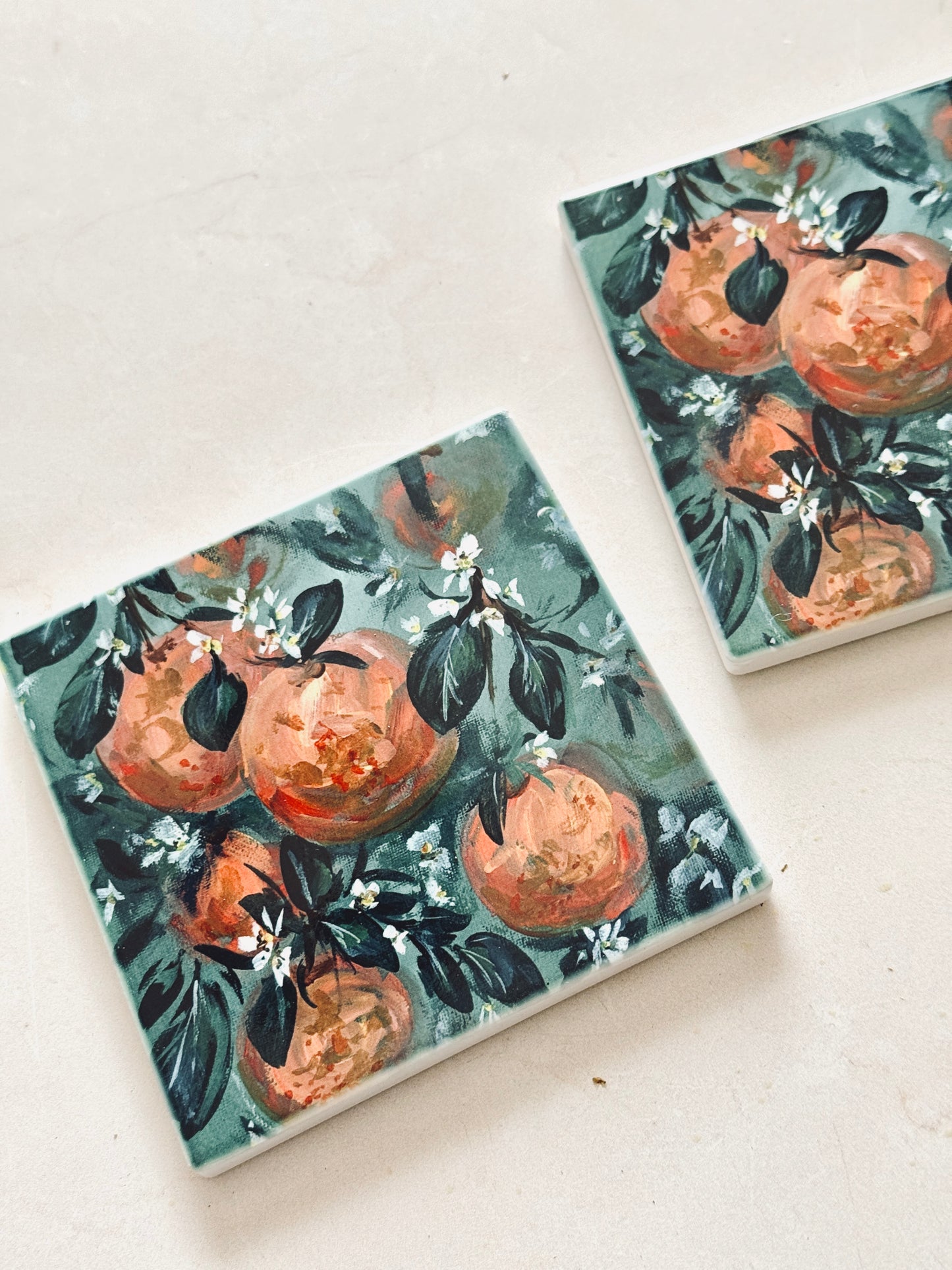 Oranges Coaster Set