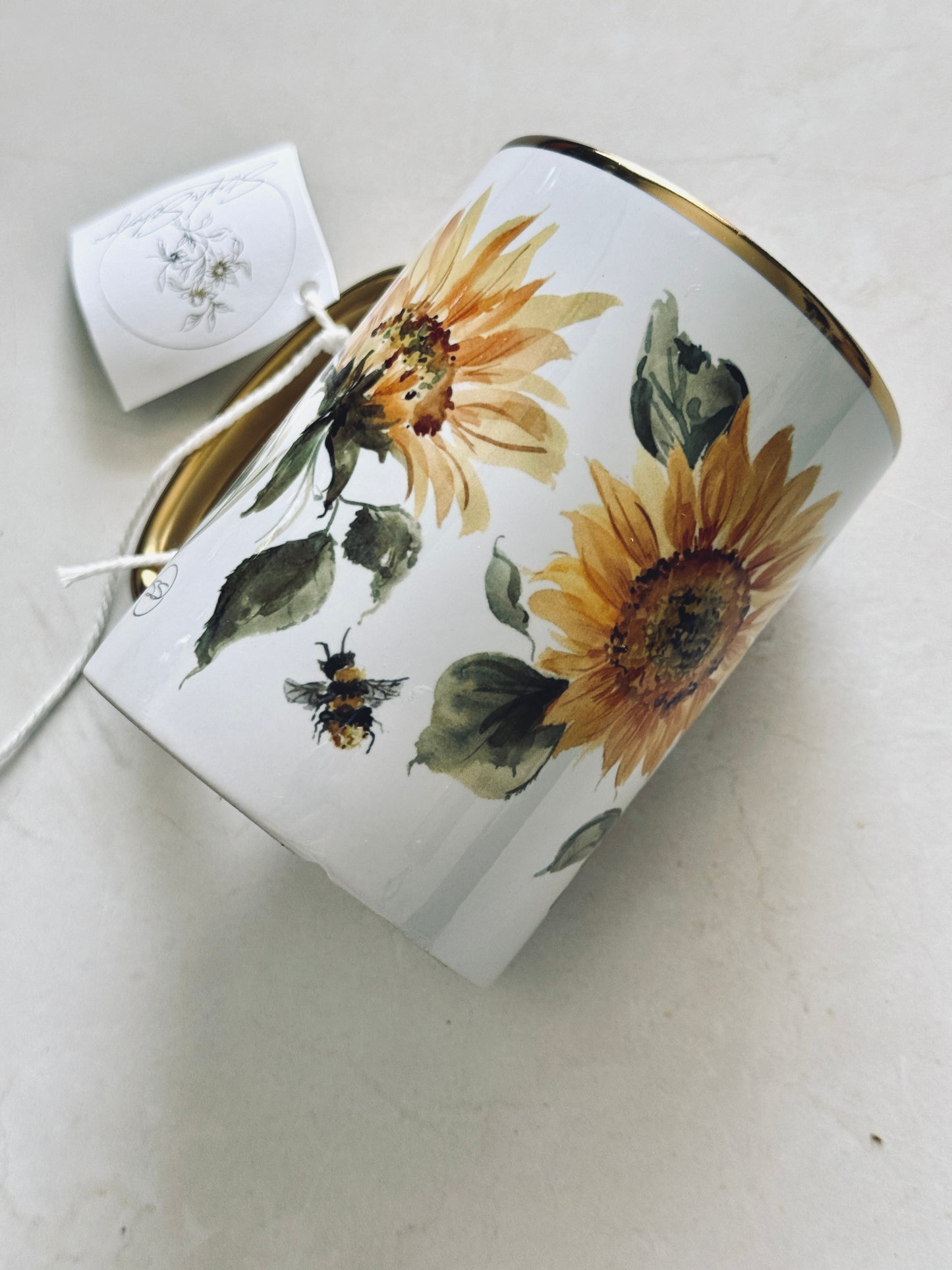 Sunflower and Bees Mug