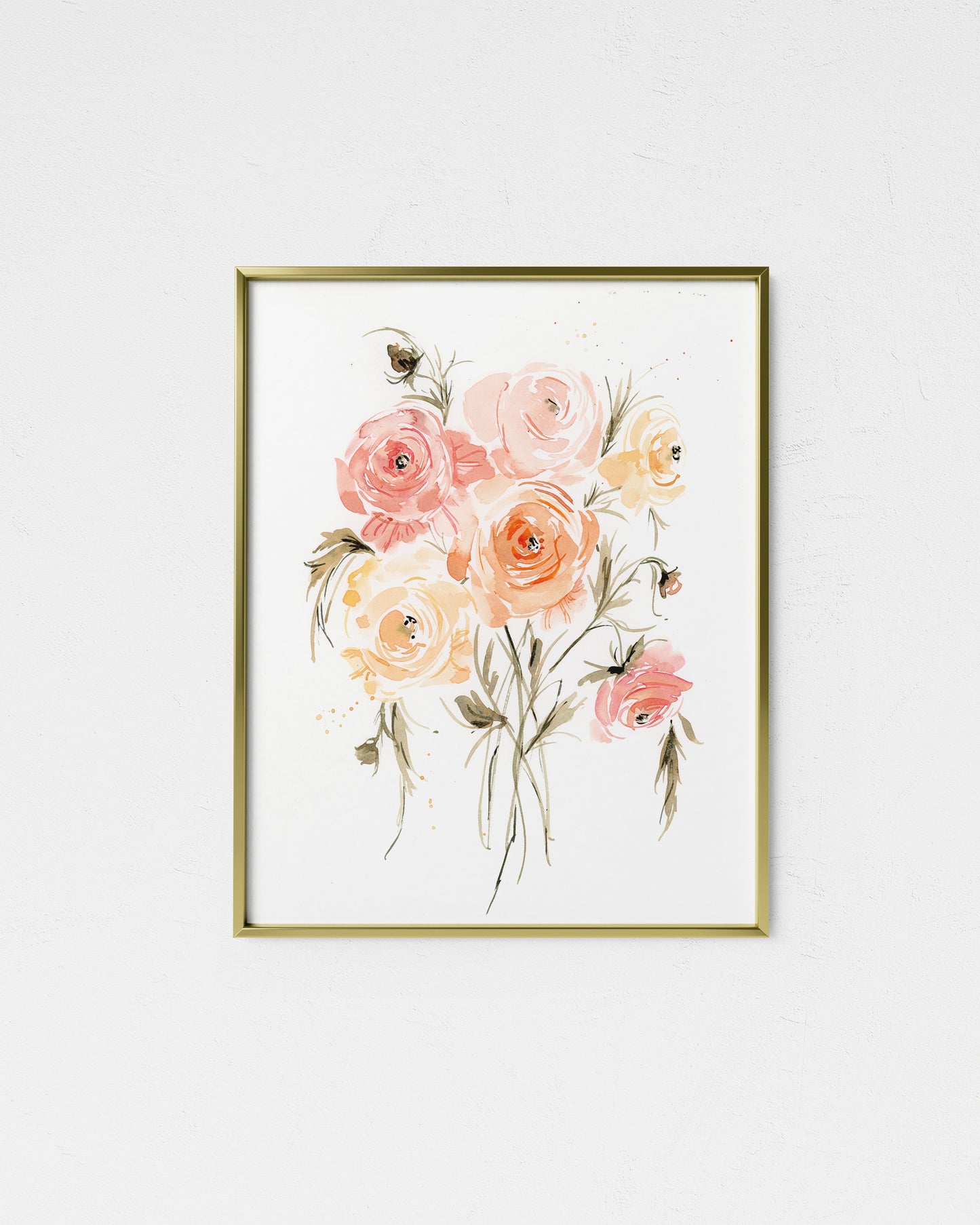 Ranunculus Bouquet Giclee Print