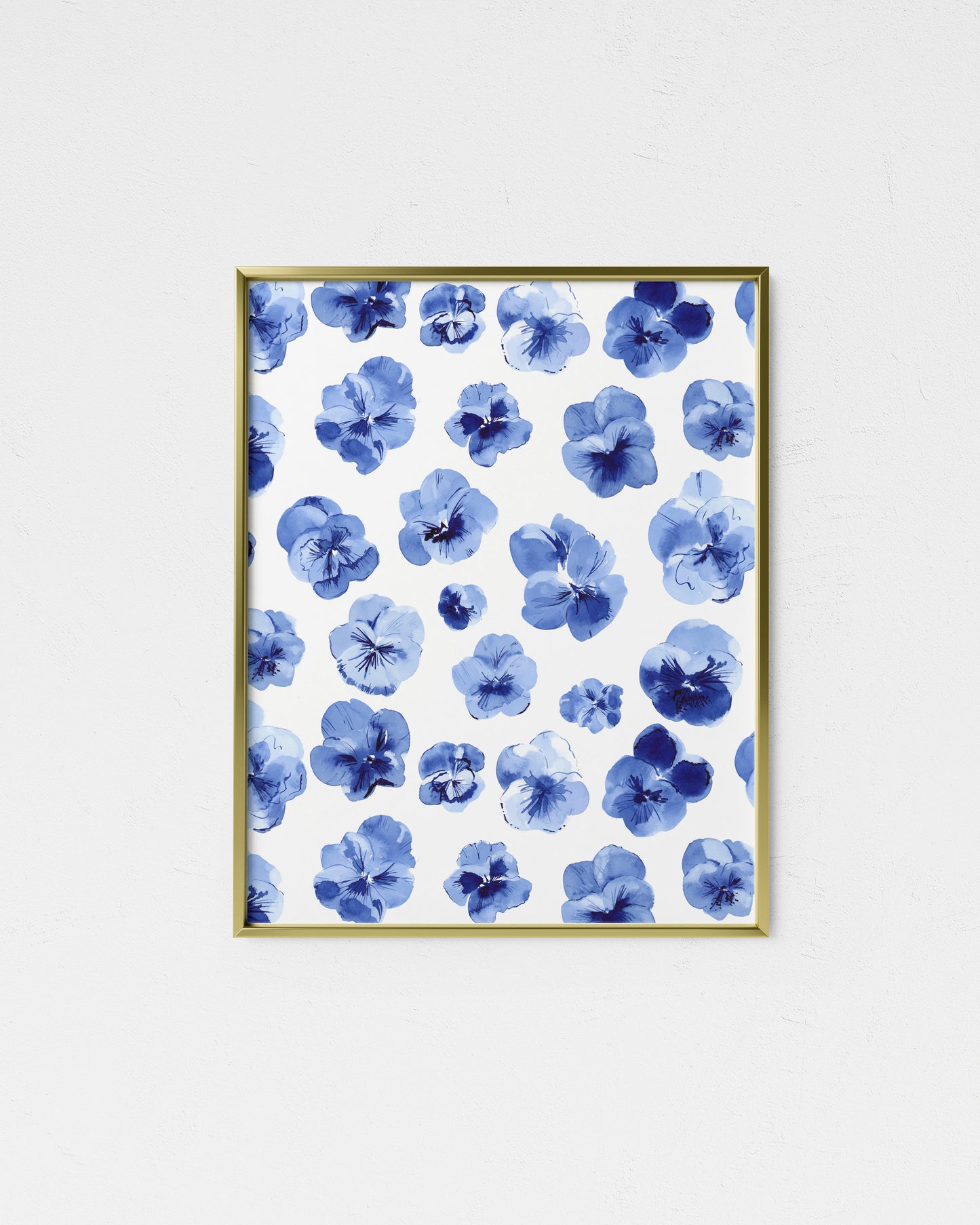 Anna Maria's Pansies Giclee Print