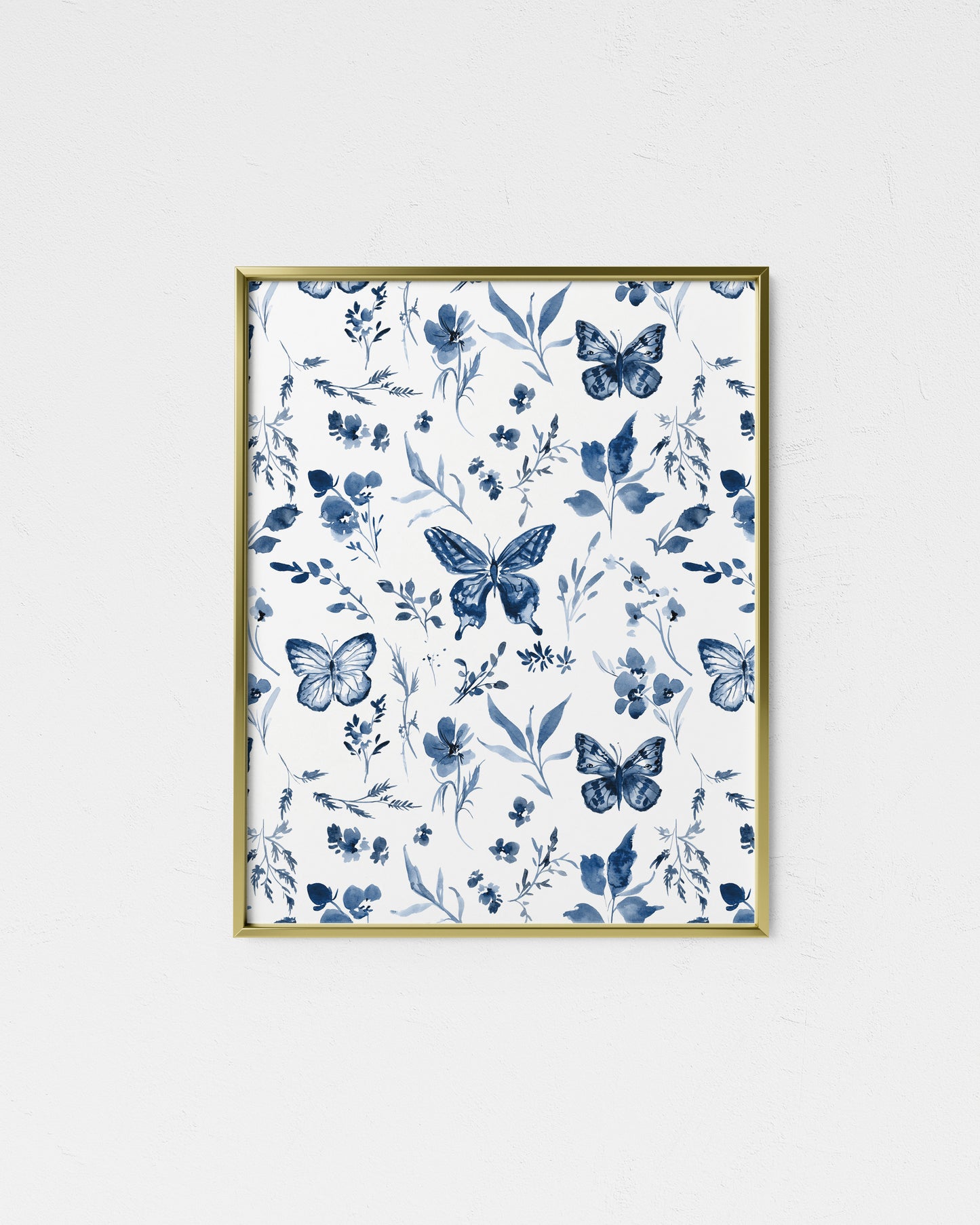 Monochrome Butterfly Print