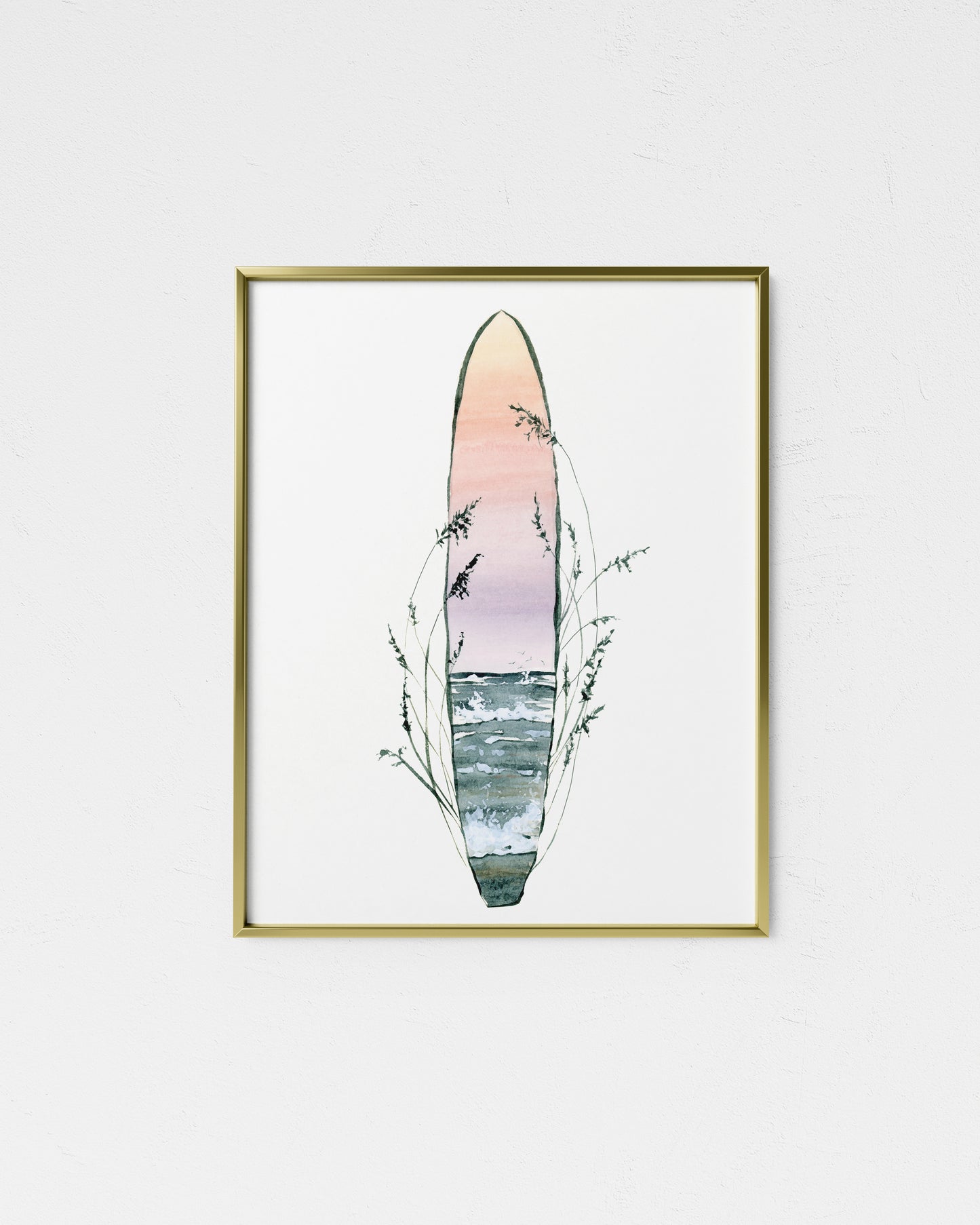Surboard Scene Giclee Print