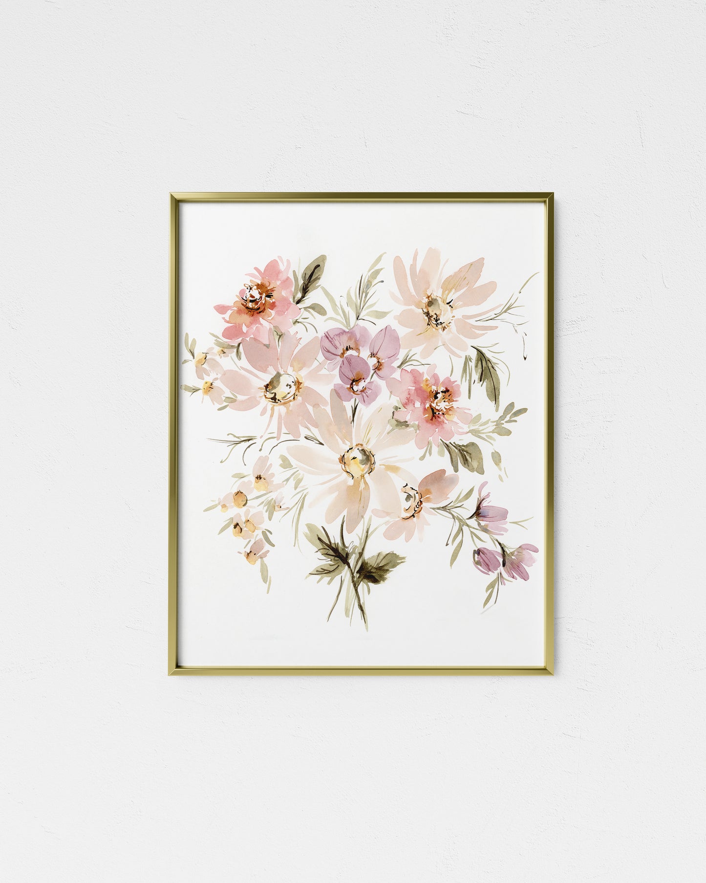 Summer Blushing Blooms Giclee Print