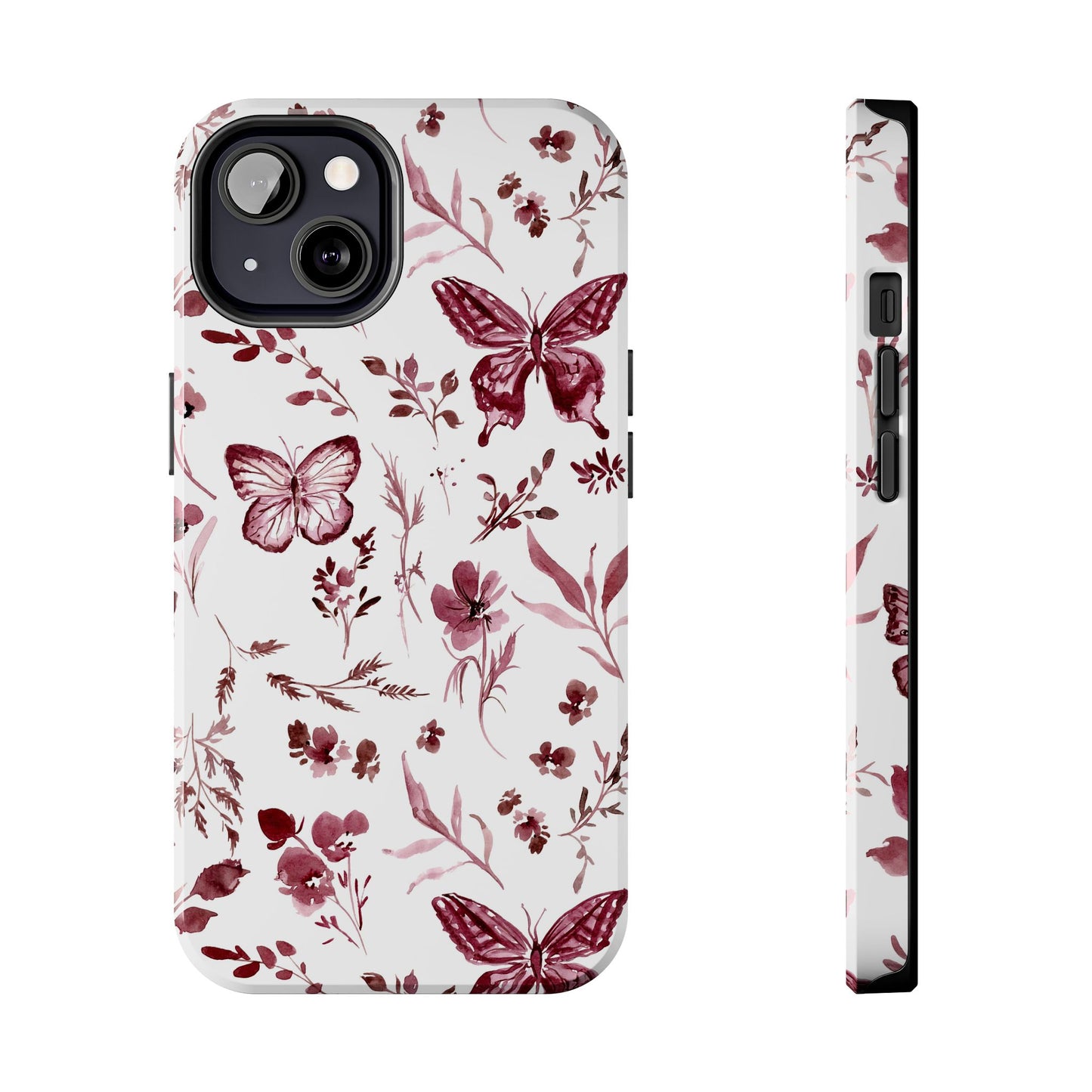 Monochrome Butterfly Phone Case