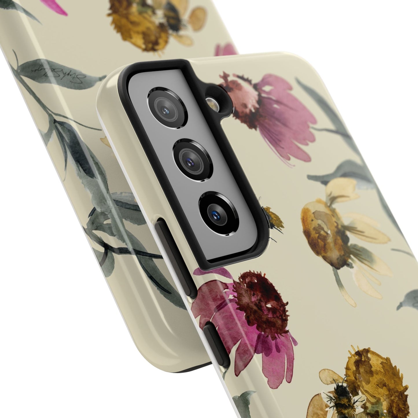 Bumblebee Echinacea Phone Case