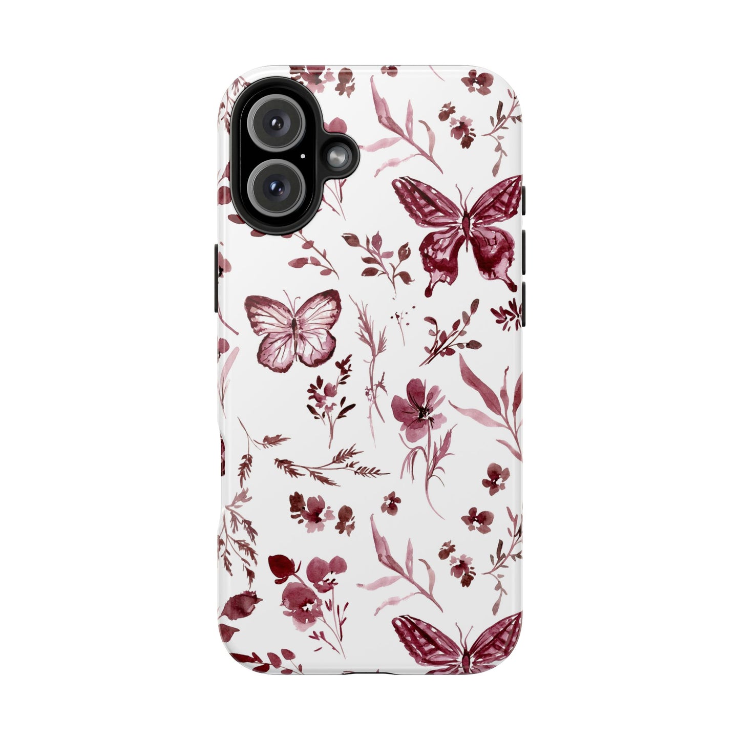 Monochrome Butterfly Phone Case