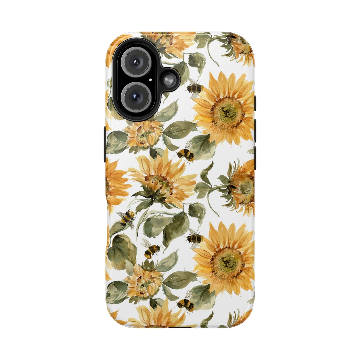 Sunflowers and Bees Phone Case