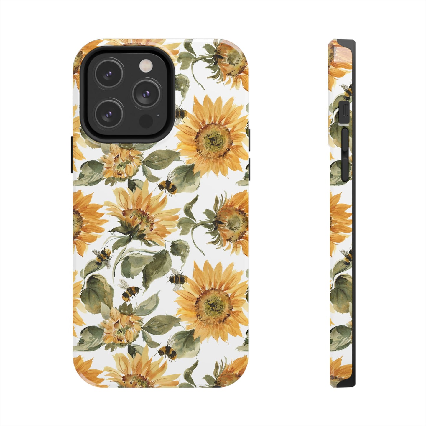 Sunflowers and Bees Phone Case