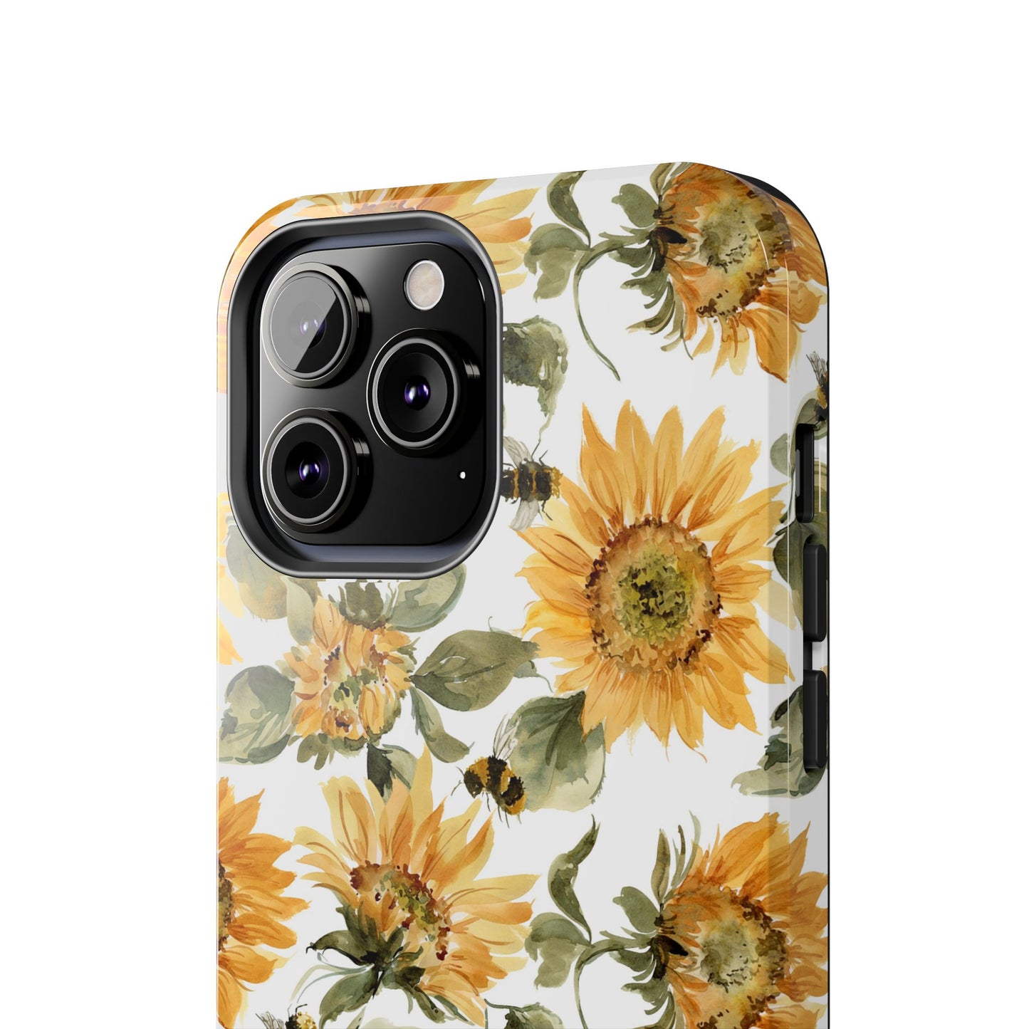 Sunflowers and Bees Phone Case