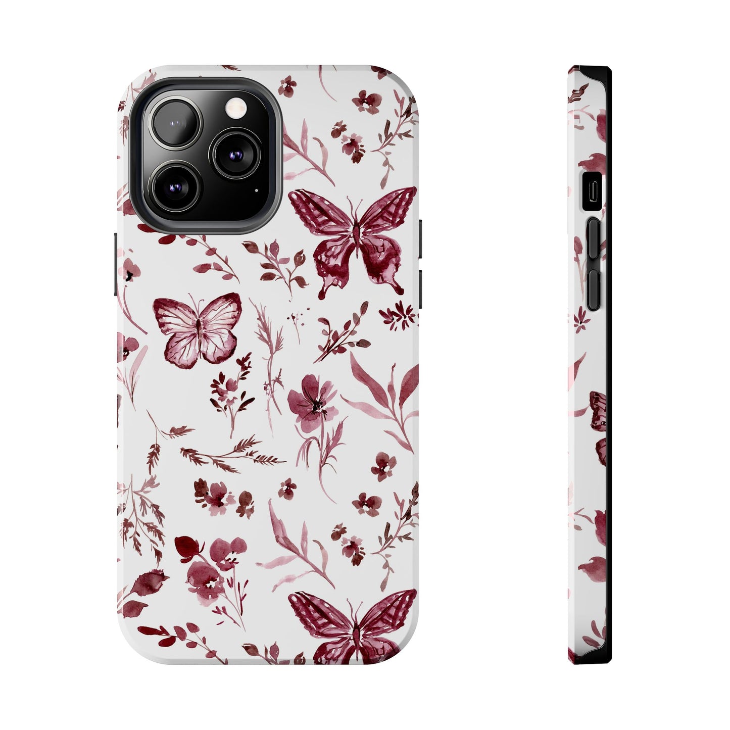 Monochrome Butterfly Phone Case