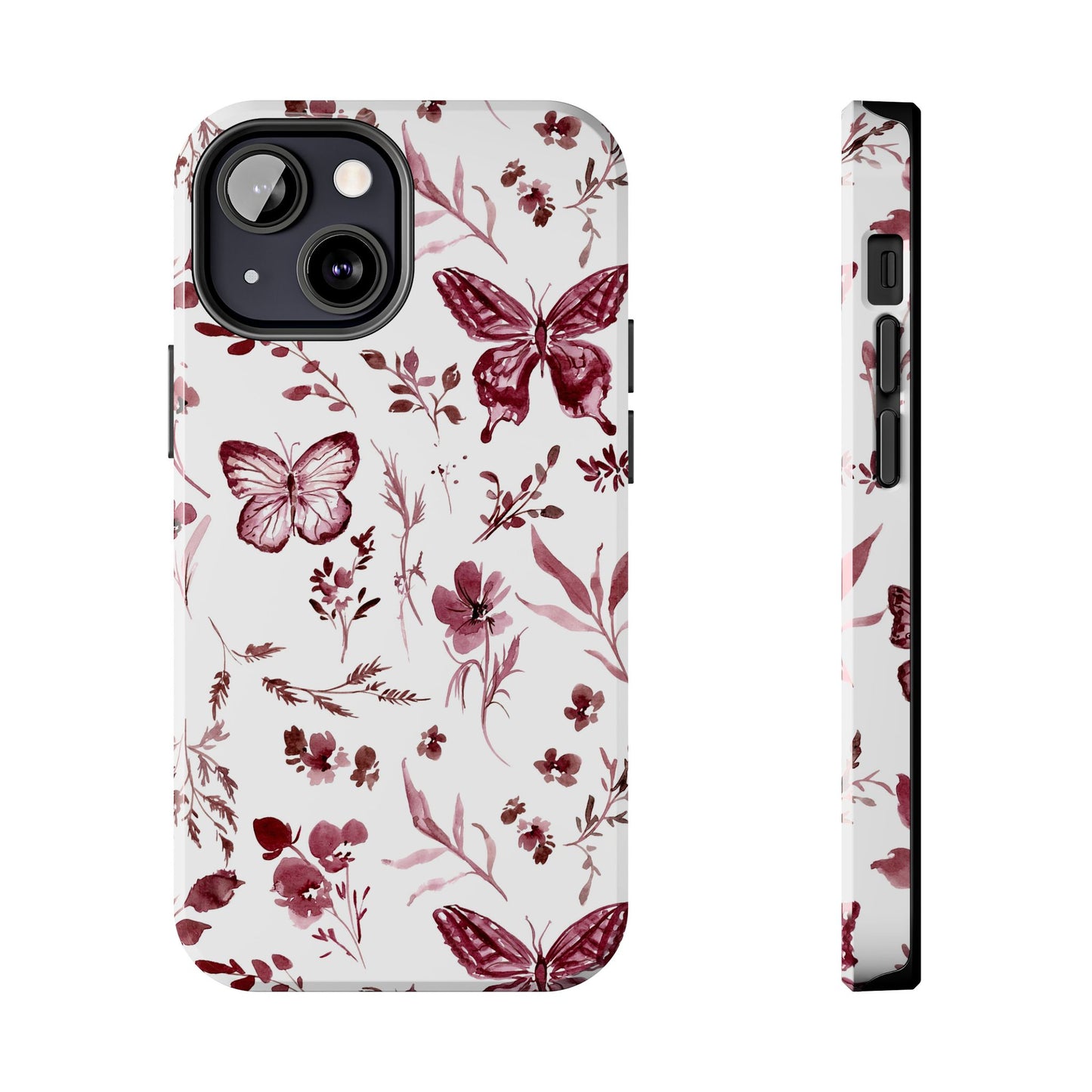 Monochrome Butterfly Phone Case