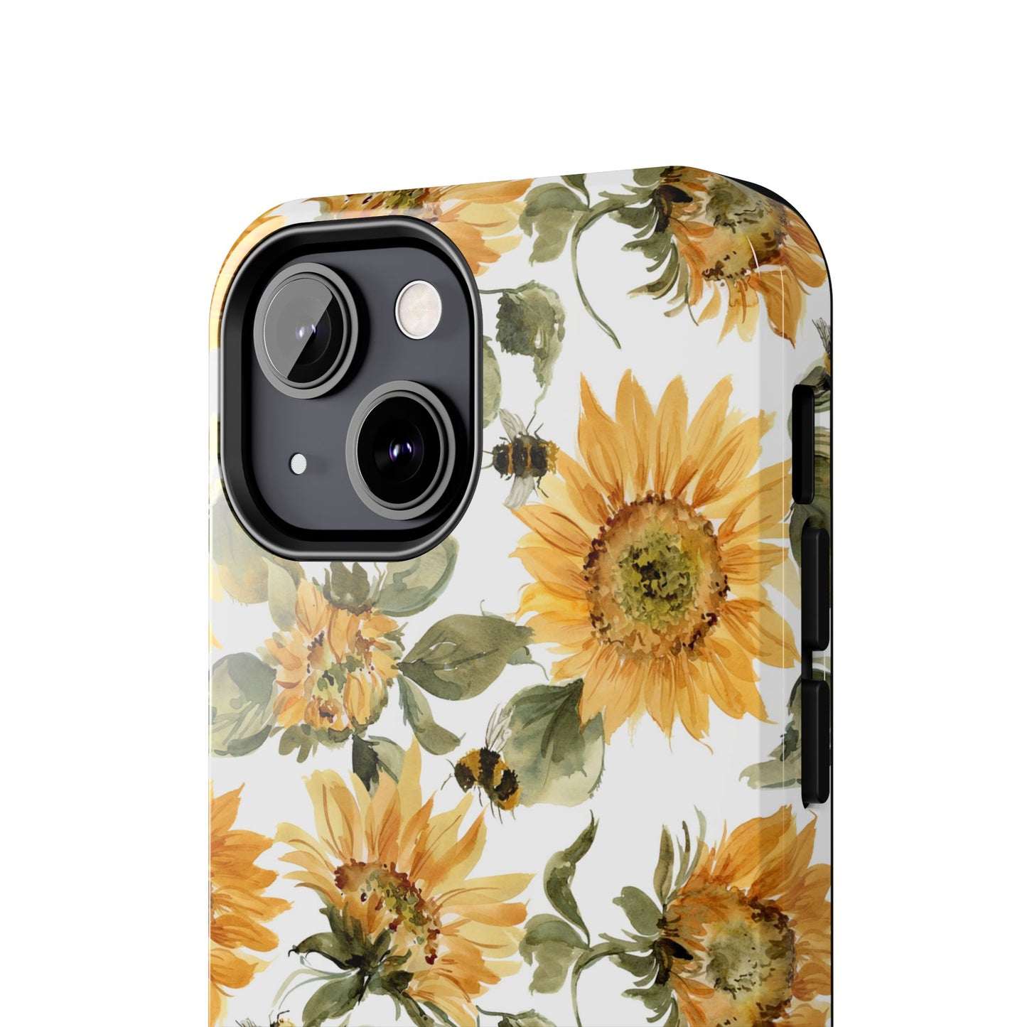 Sunflowers and Bees Phone Case