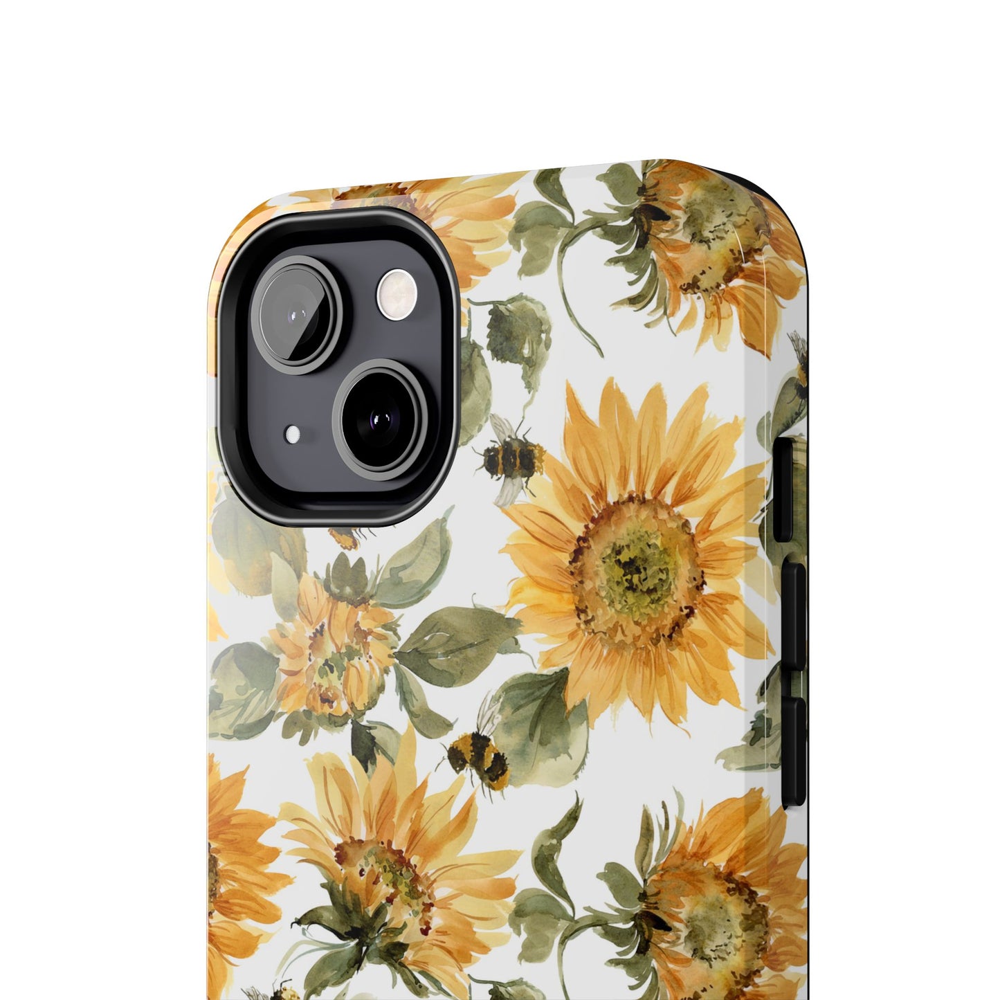 Sunflowers and Bees Phone Case