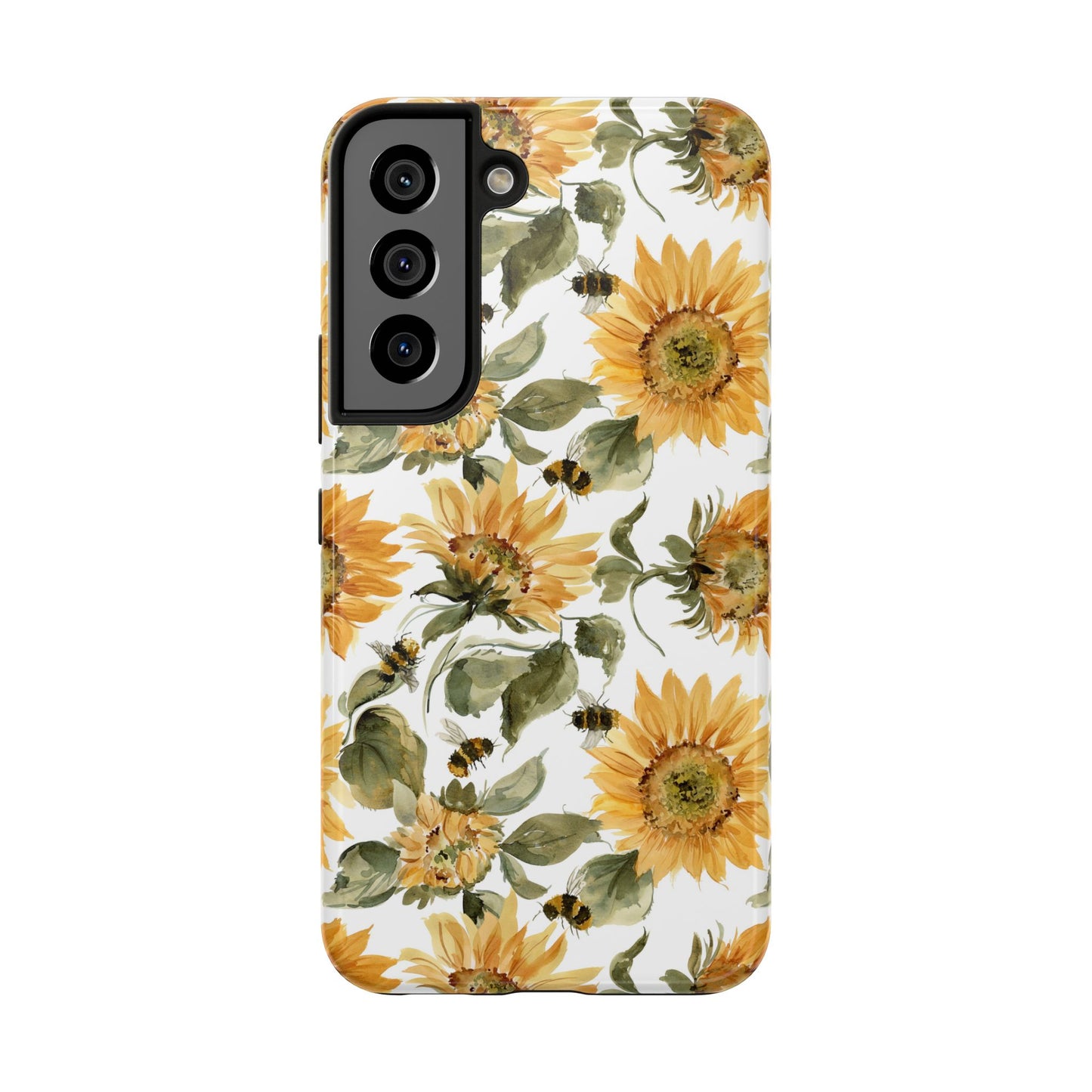 Sunflowers and Bees Phone Case