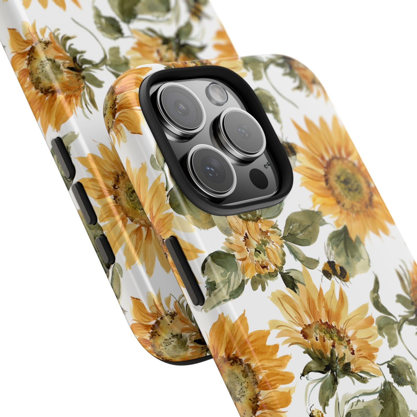 Sunflowers and Bees Phone Case