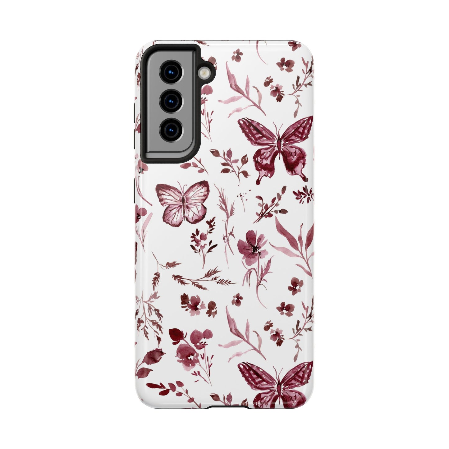 Monochrome Butterfly Phone Case