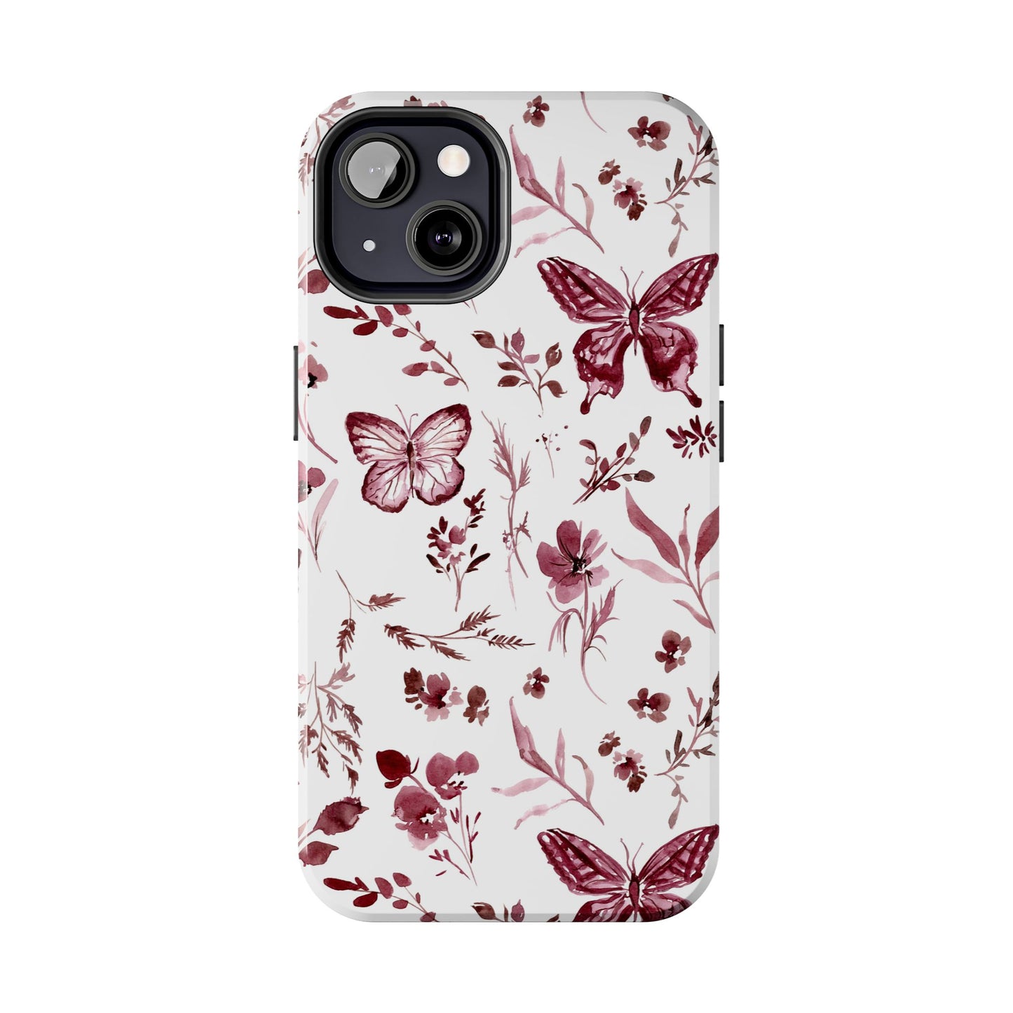 Monochrome Butterfly Phone Case