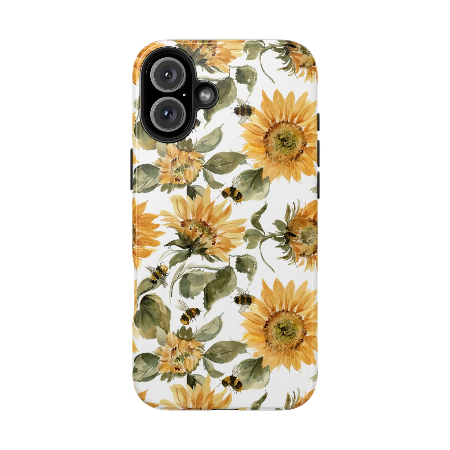 Sunflowers and Bees Phone Case