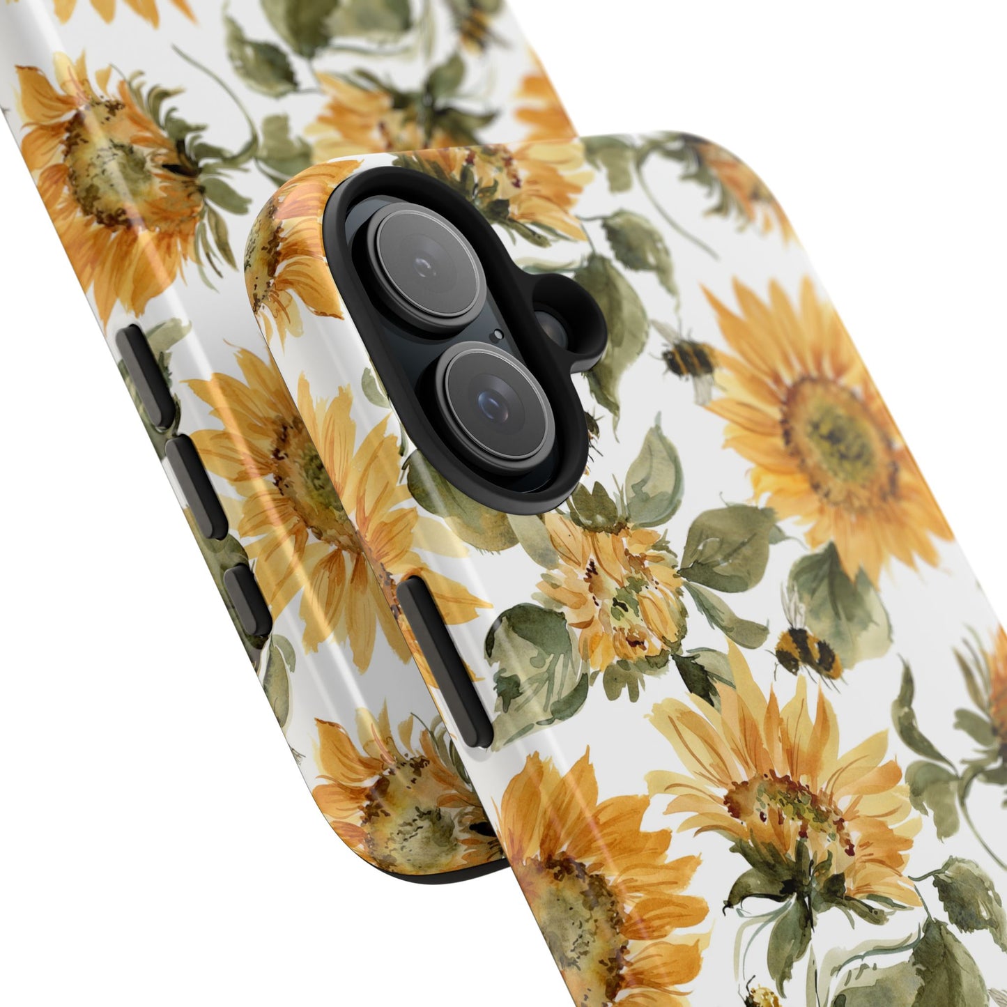 Sunflowers and Bees Phone Case