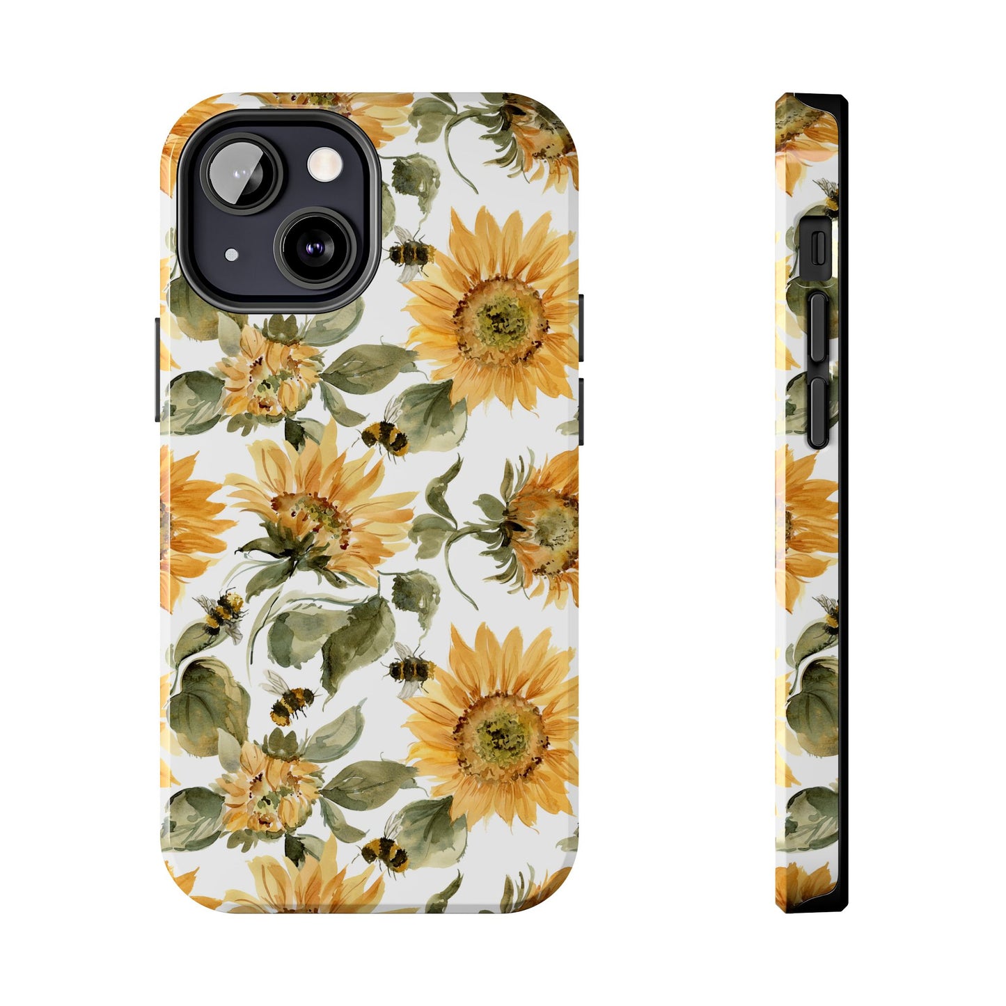 Sunflowers and Bees Phone Case