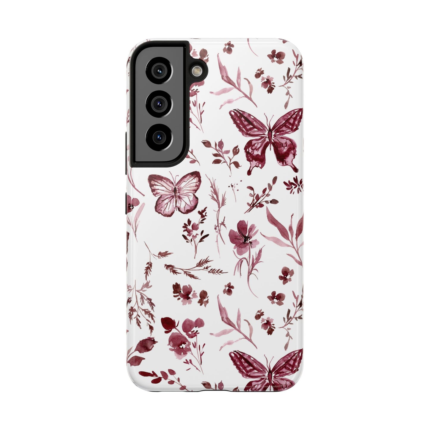 Monochrome Butterfly Phone Case