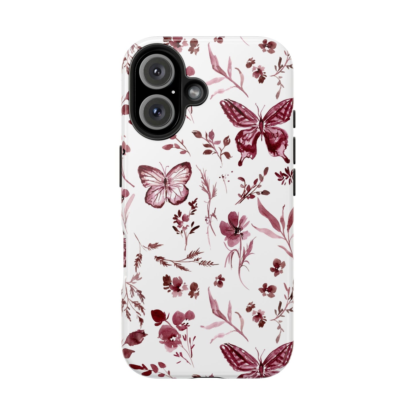 Monochrome Butterfly Phone Case