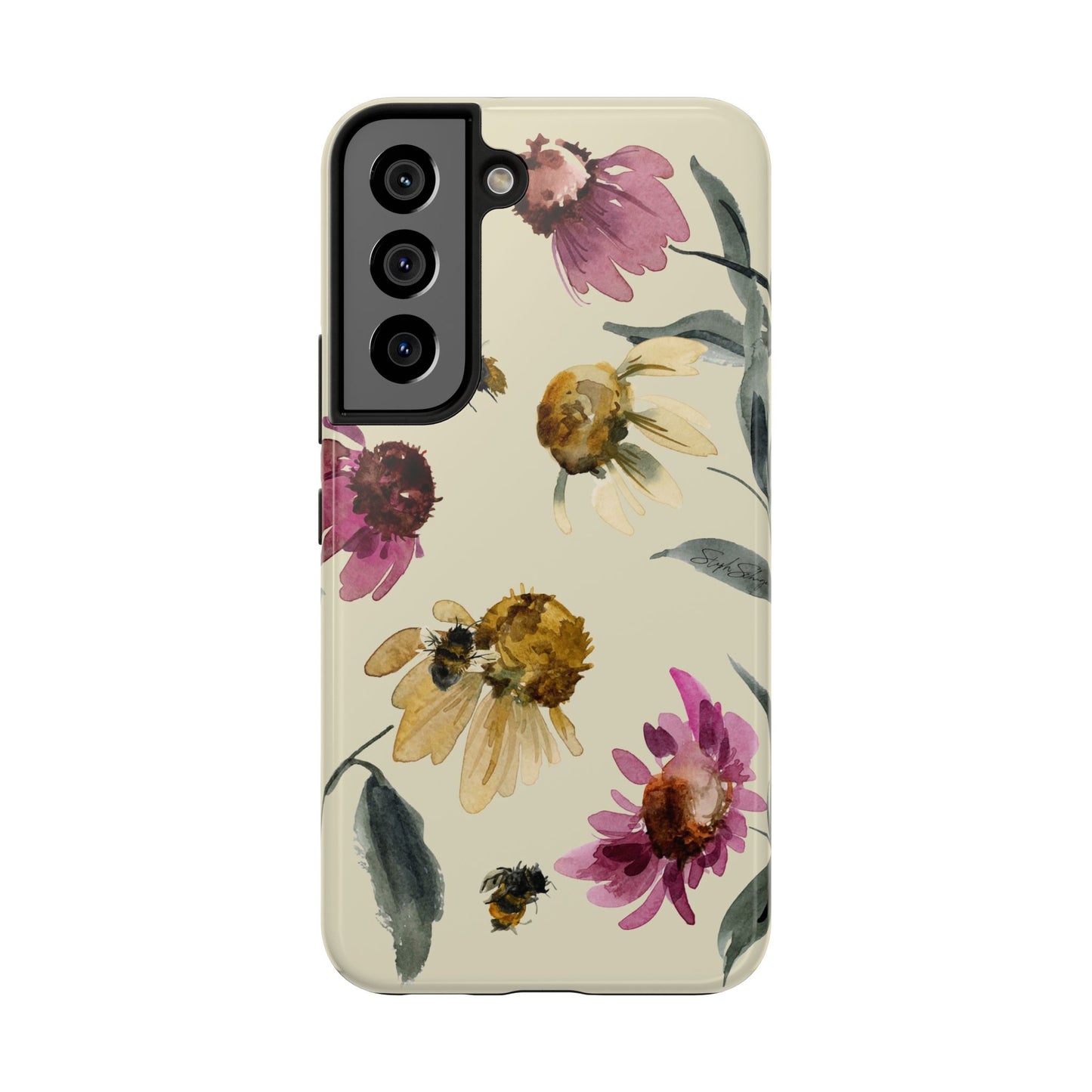 Bumblebee Echinacea Phone Case