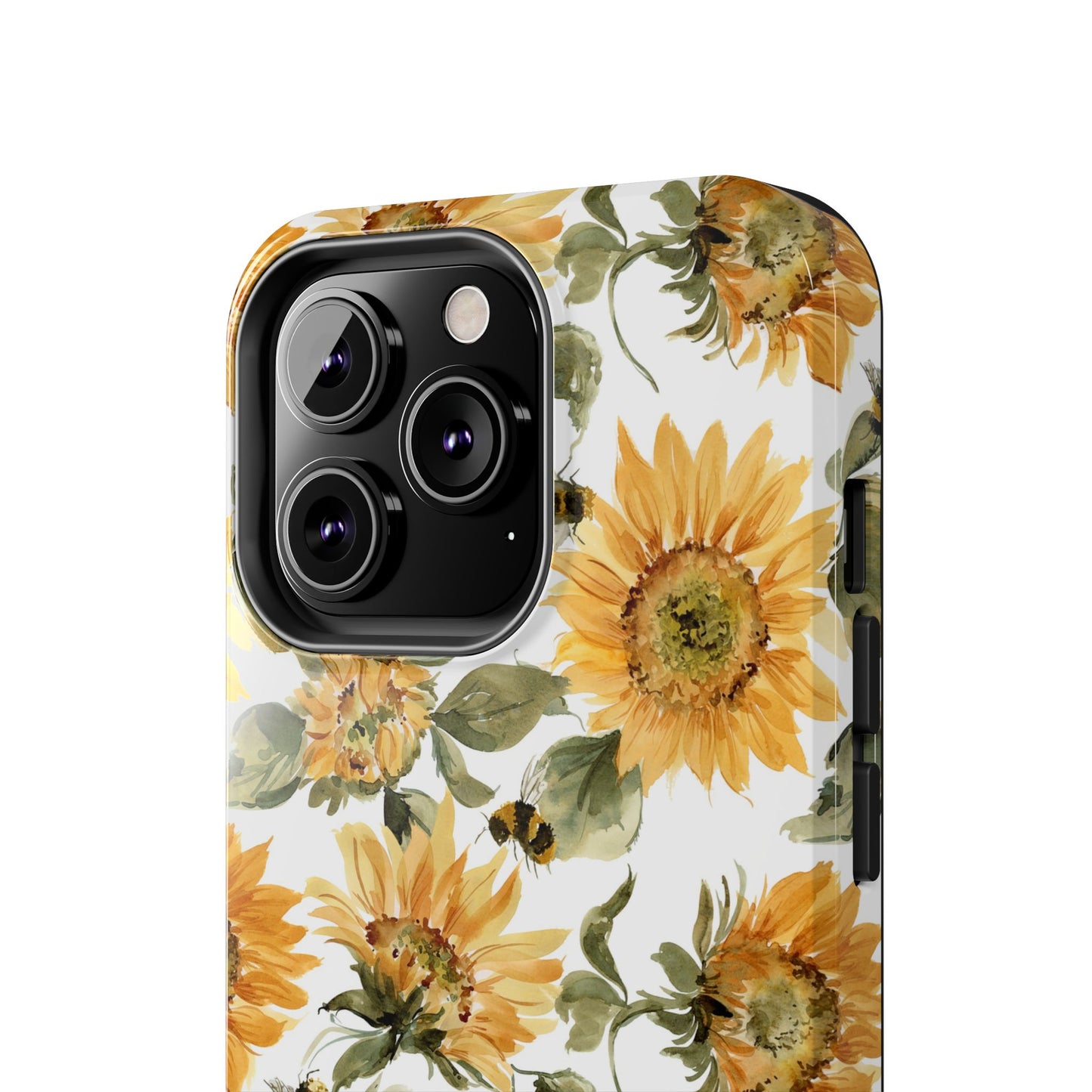 Sunflowers and Bees Phone Case