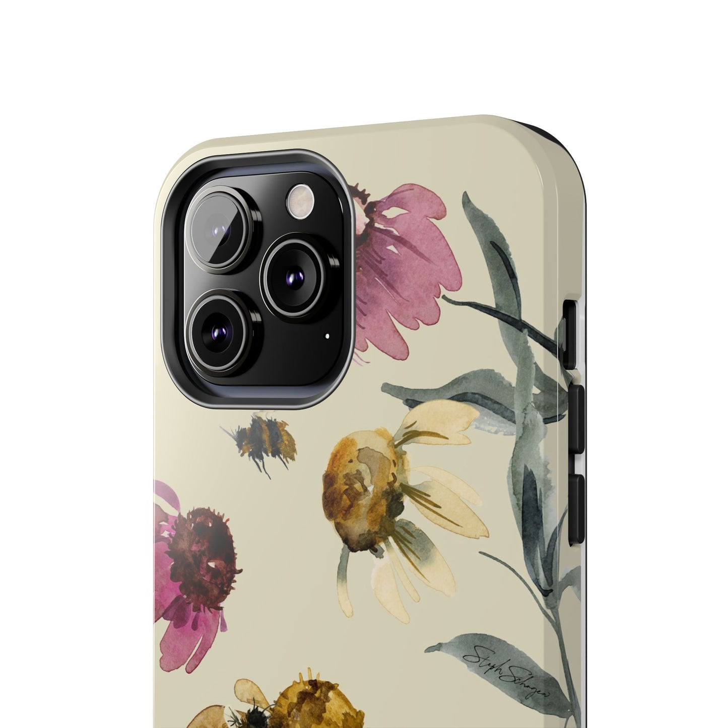 Bumblebee Echinacea Phone Case