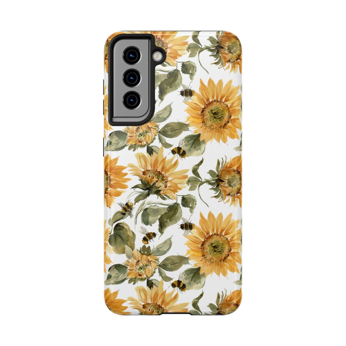 Sunflowers and Bees Phone Case