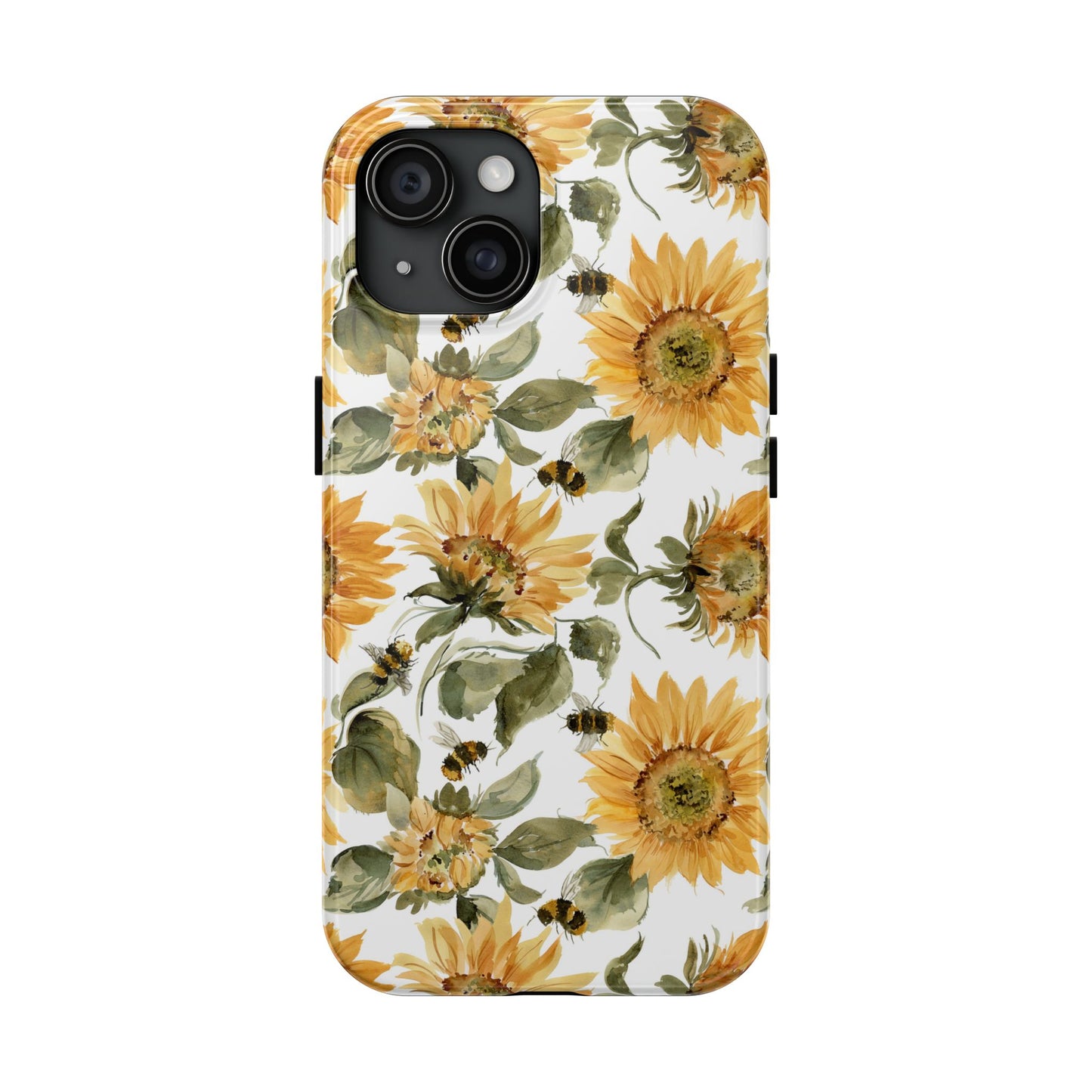 Sunflowers and Bees Phone Case