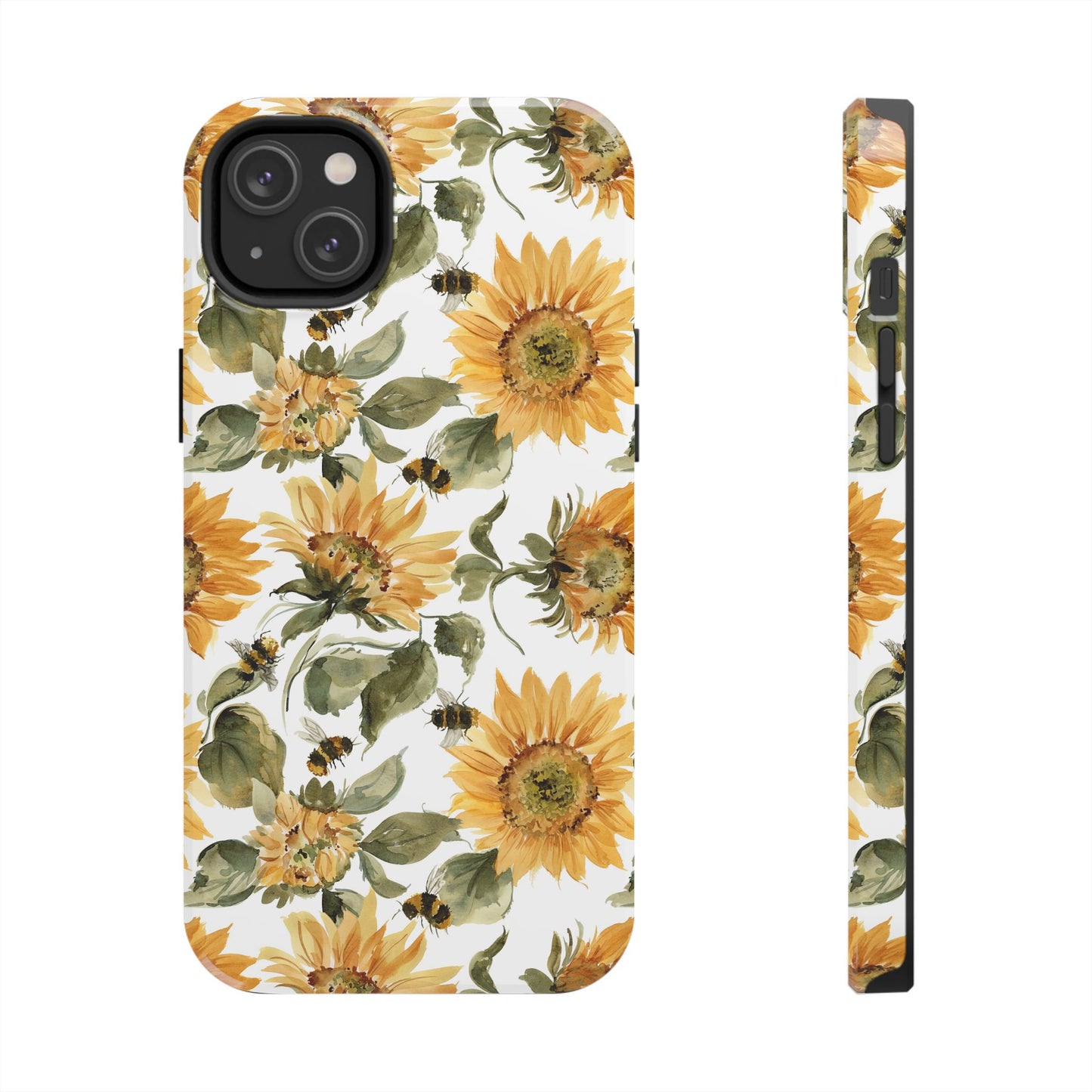 Sunflowers and Bees Phone Case