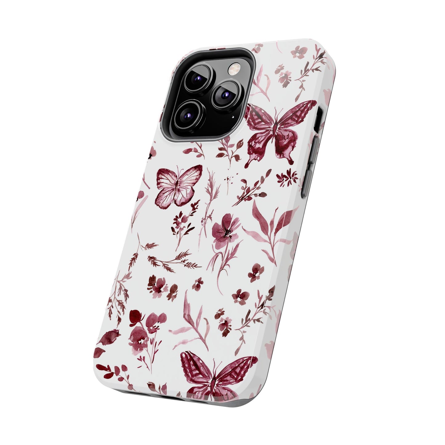 Monochrome Butterfly Phone Case