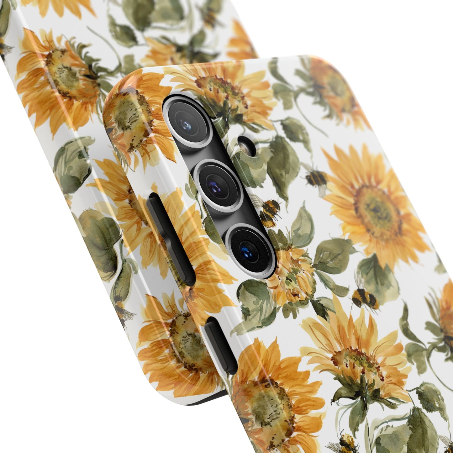 Sunflowers and Bees Phone Case