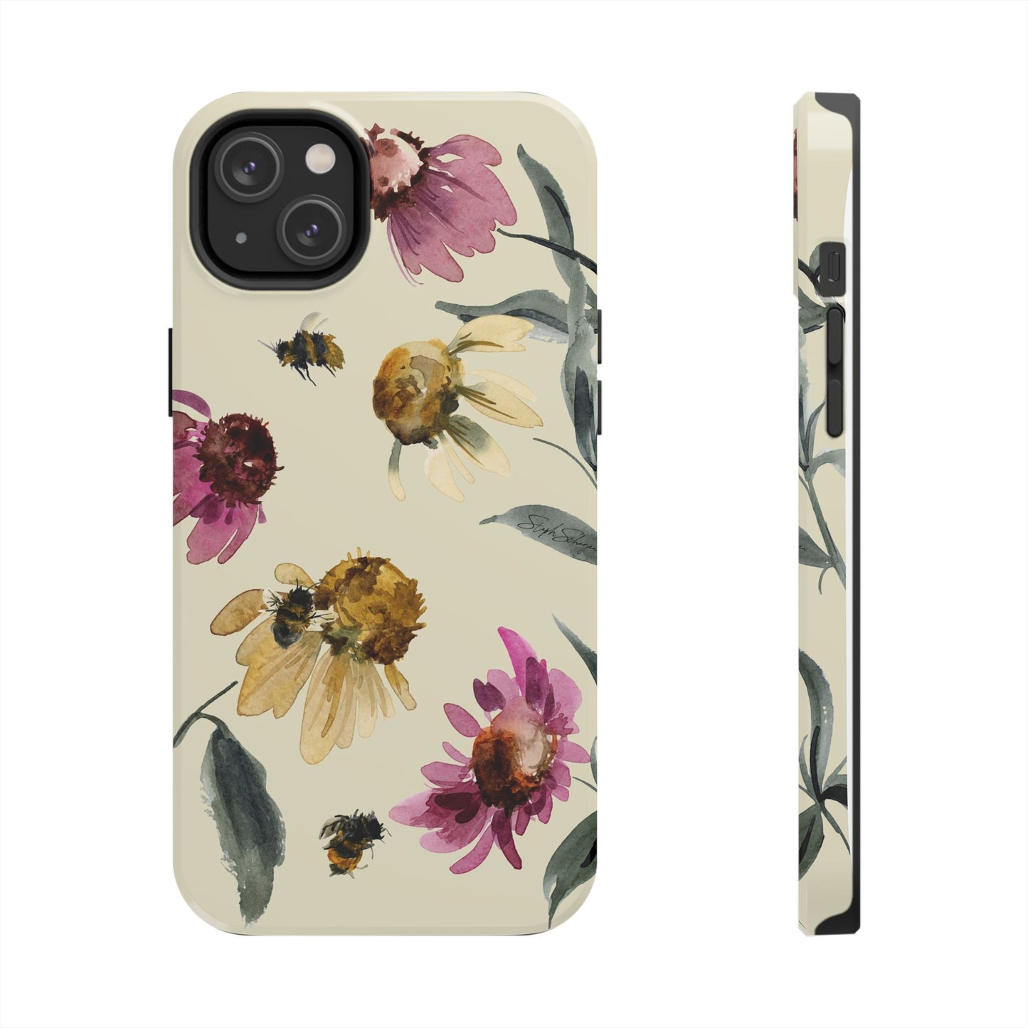 Bumblebee Echinacea Phone Case