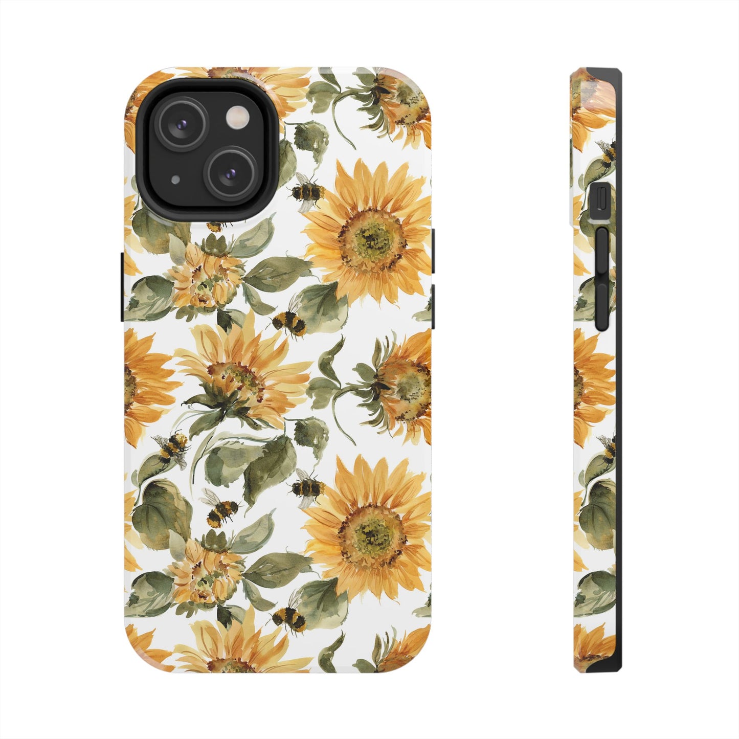 Sunflowers and Bees Phone Case